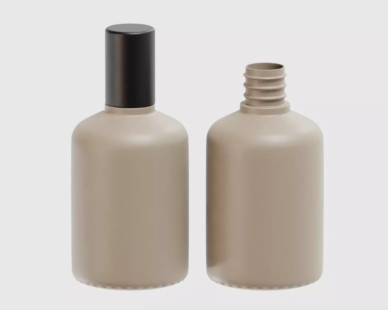 Cosmetic Bottle 02 Low-poly 3D model_0