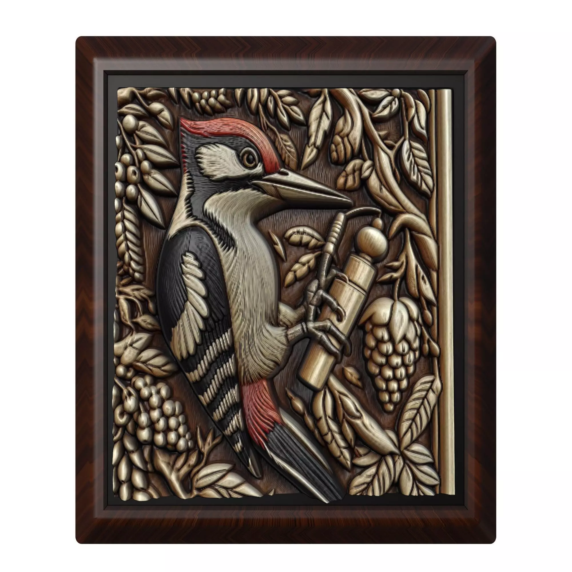 Woodpecker Animal 3D print model