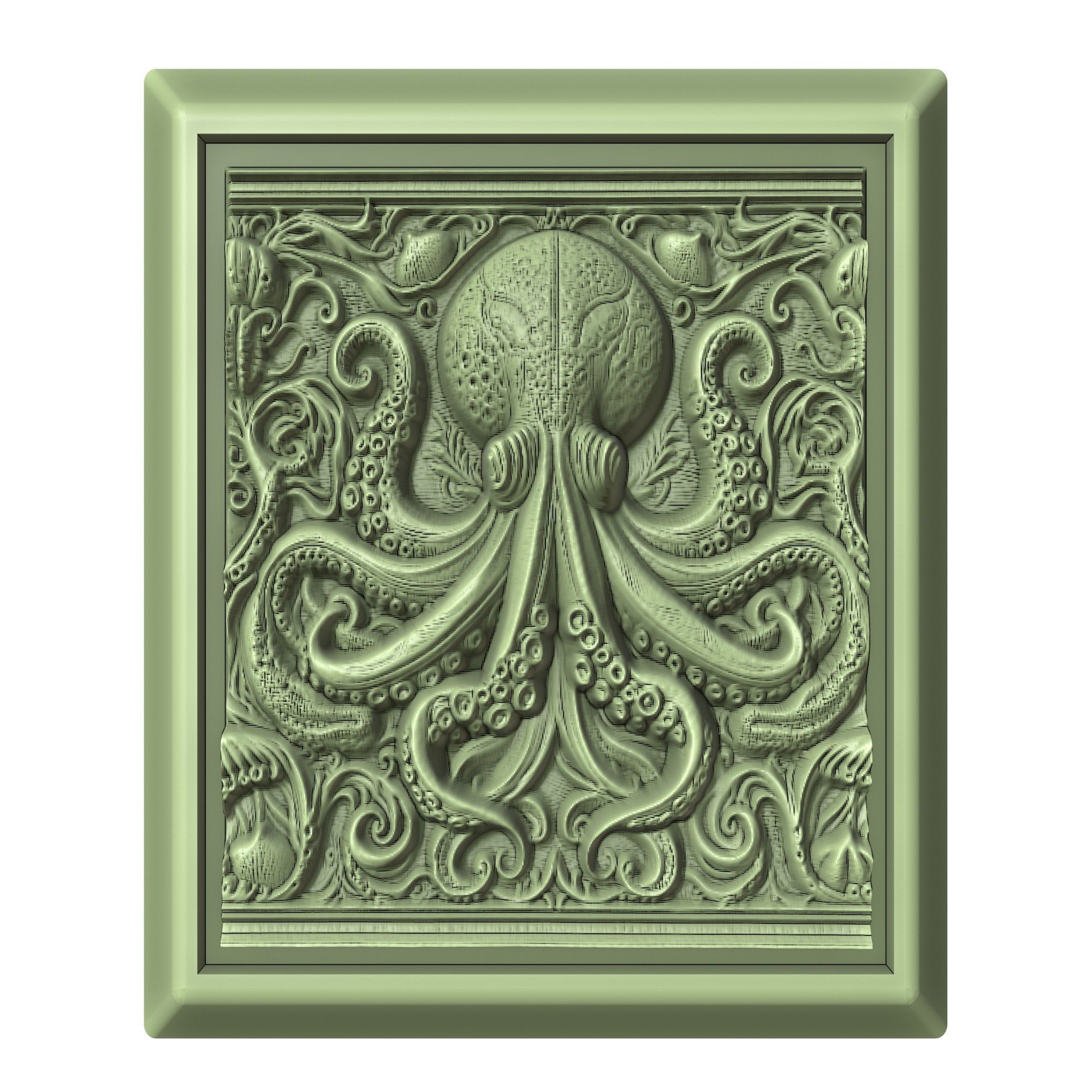 Octopus Animal 3D print model_2