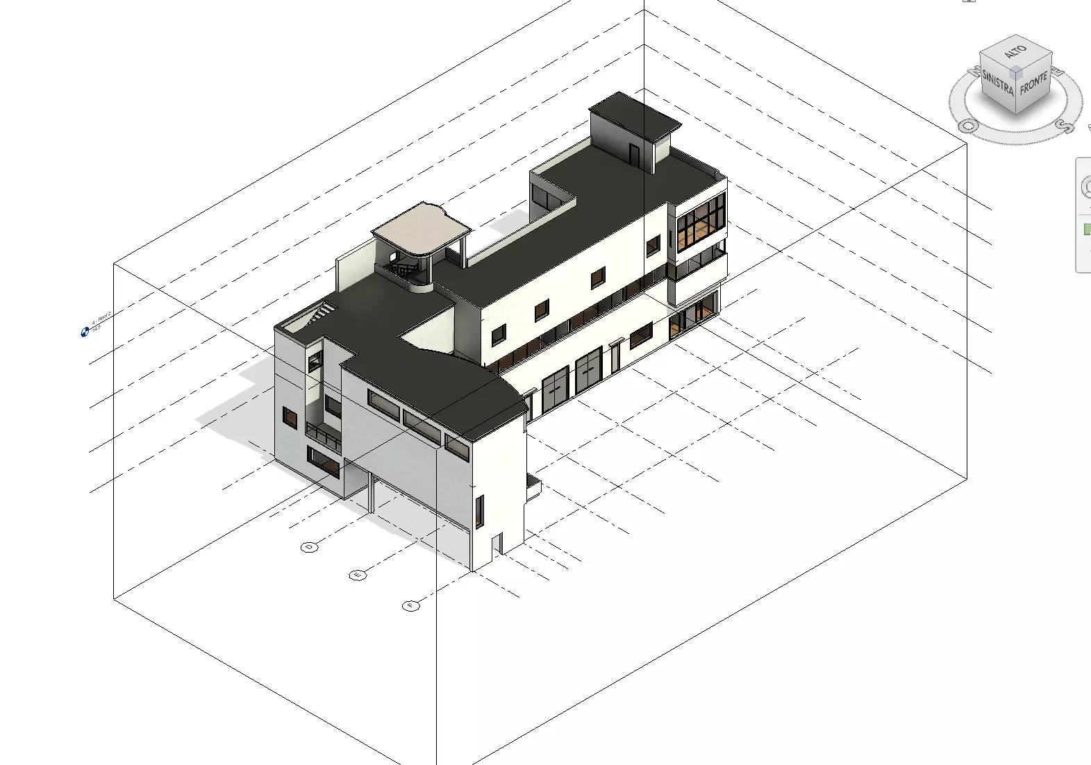 Maison La Roche  Detailed Revit Model  3D model_0