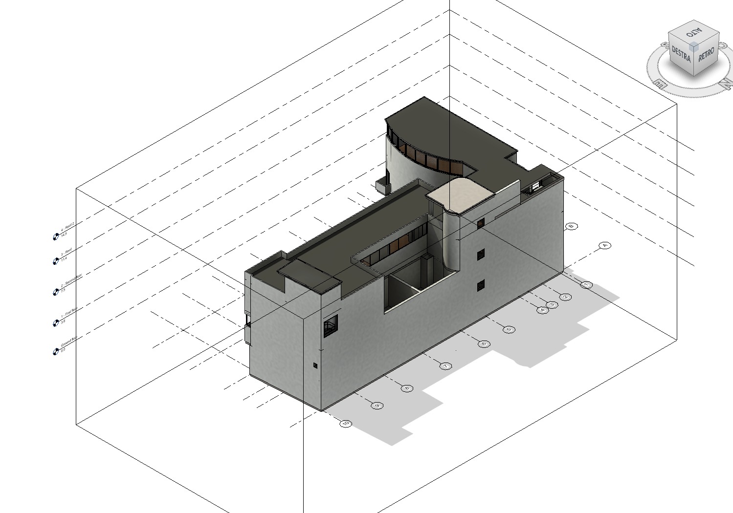 Maison La Roche  Detailed Revit Model  3D model_1