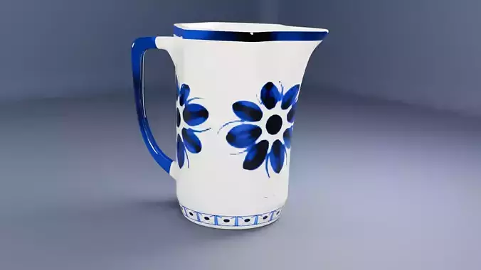 Jarra Leiteira 1L - Porcelana Monte Siao