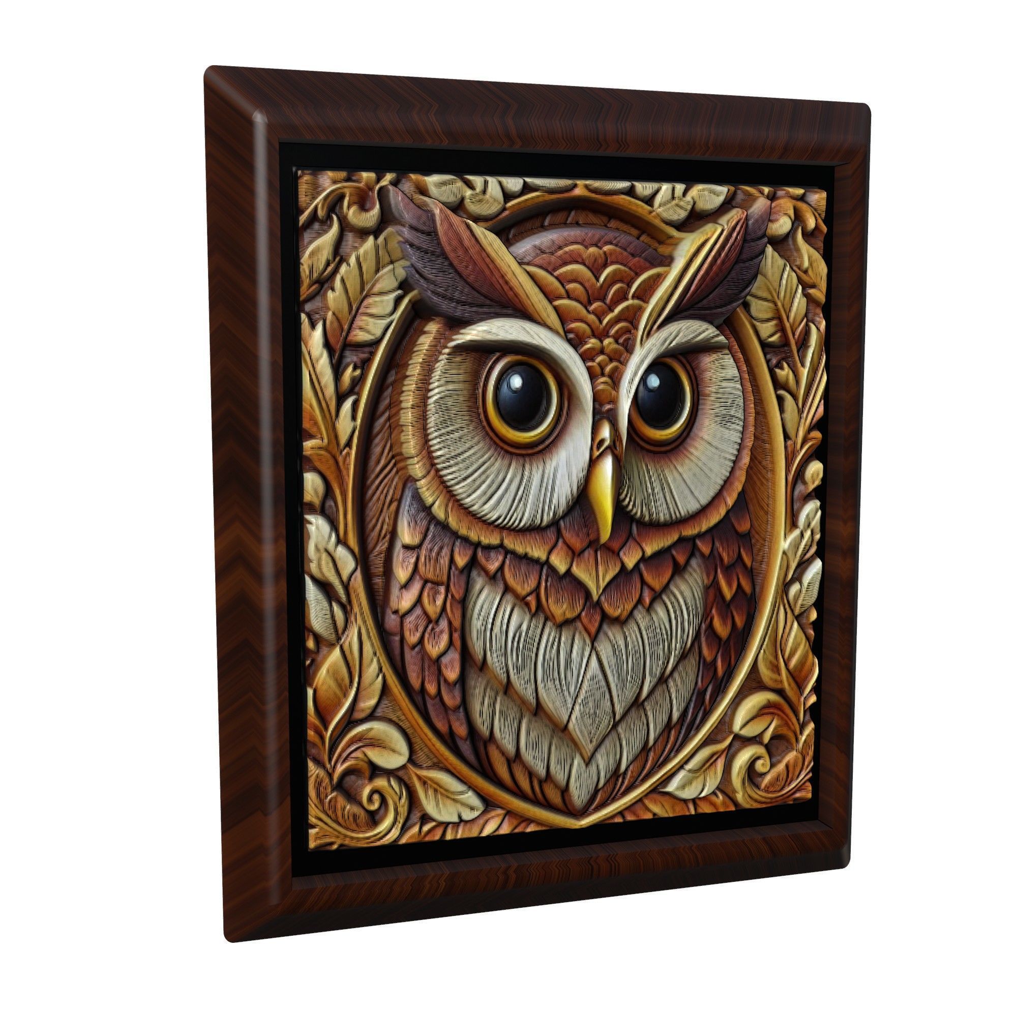 Owl Animal 3D print model_1