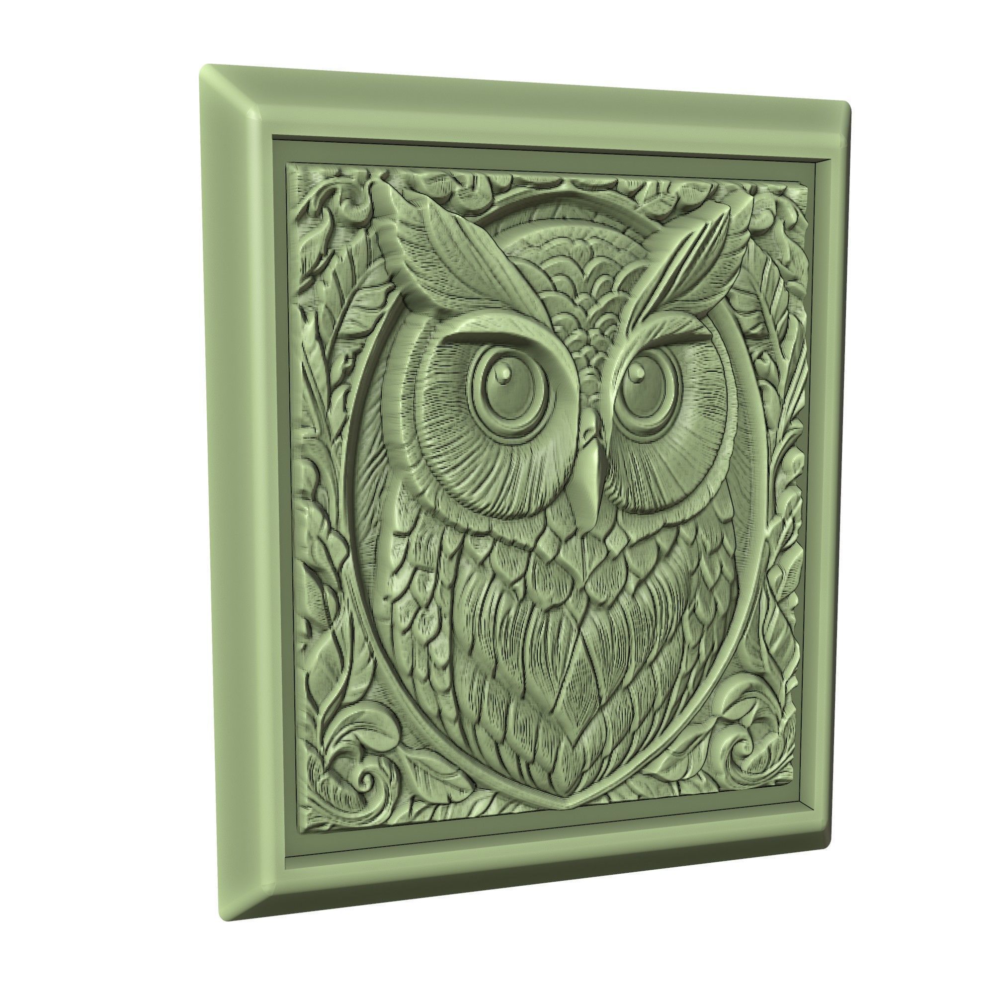 Owl Animal 3D print model_3