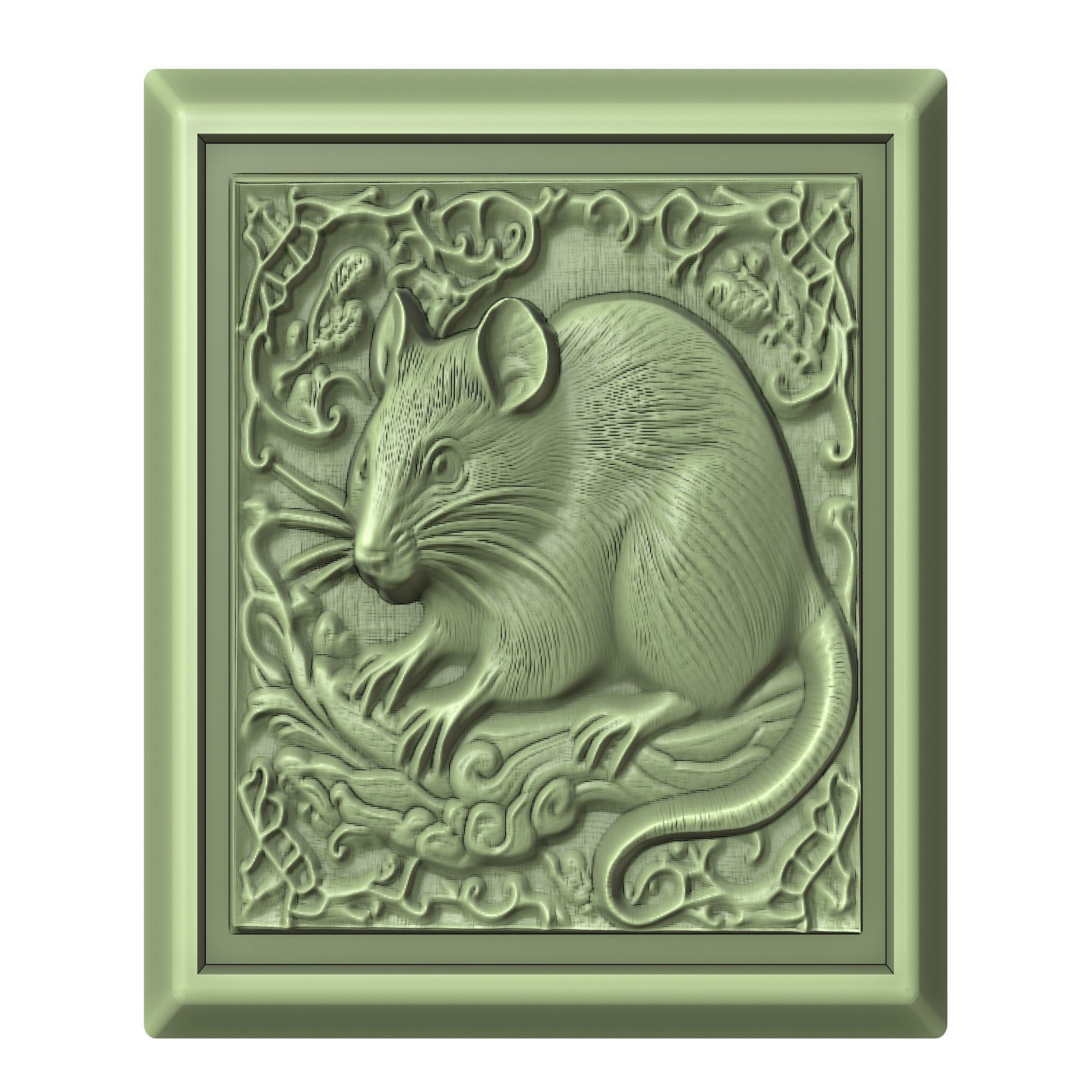 Rat Animal 3D print model_2
