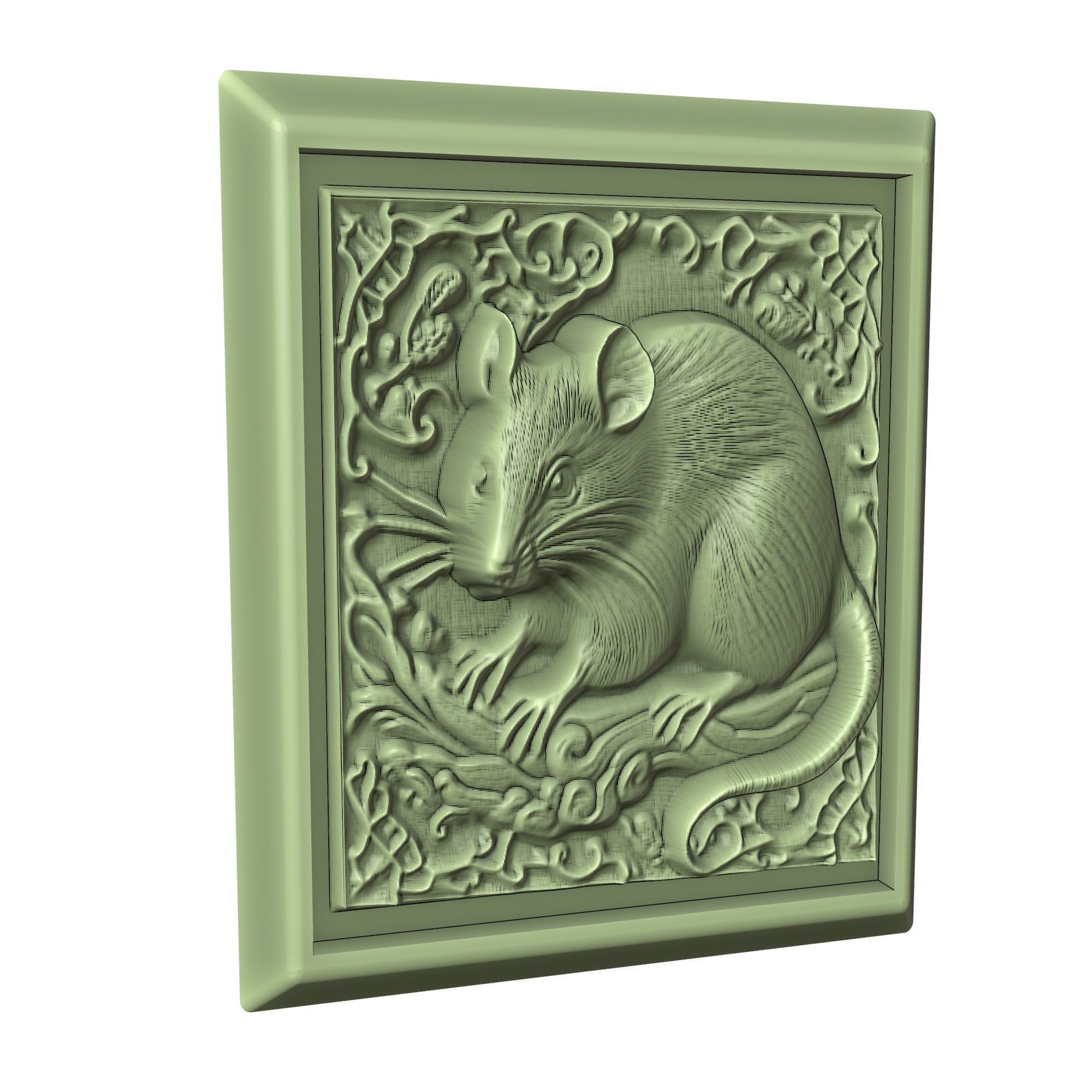 Rat Animal 3D print model_3