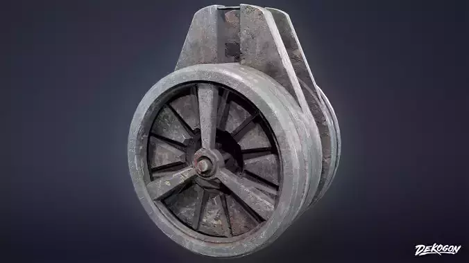 BOATYARD - Big Coil 01 - LOW POLY AND NANITE