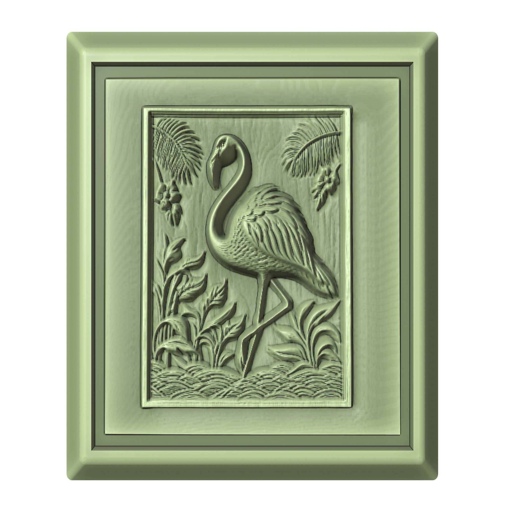 Flamingo Animal 3D print model_2