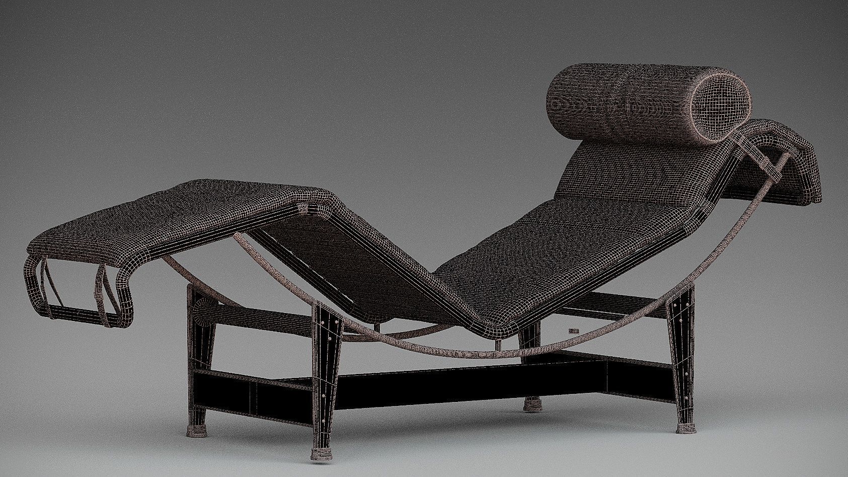 Soft Lounger Chair 3D model_1