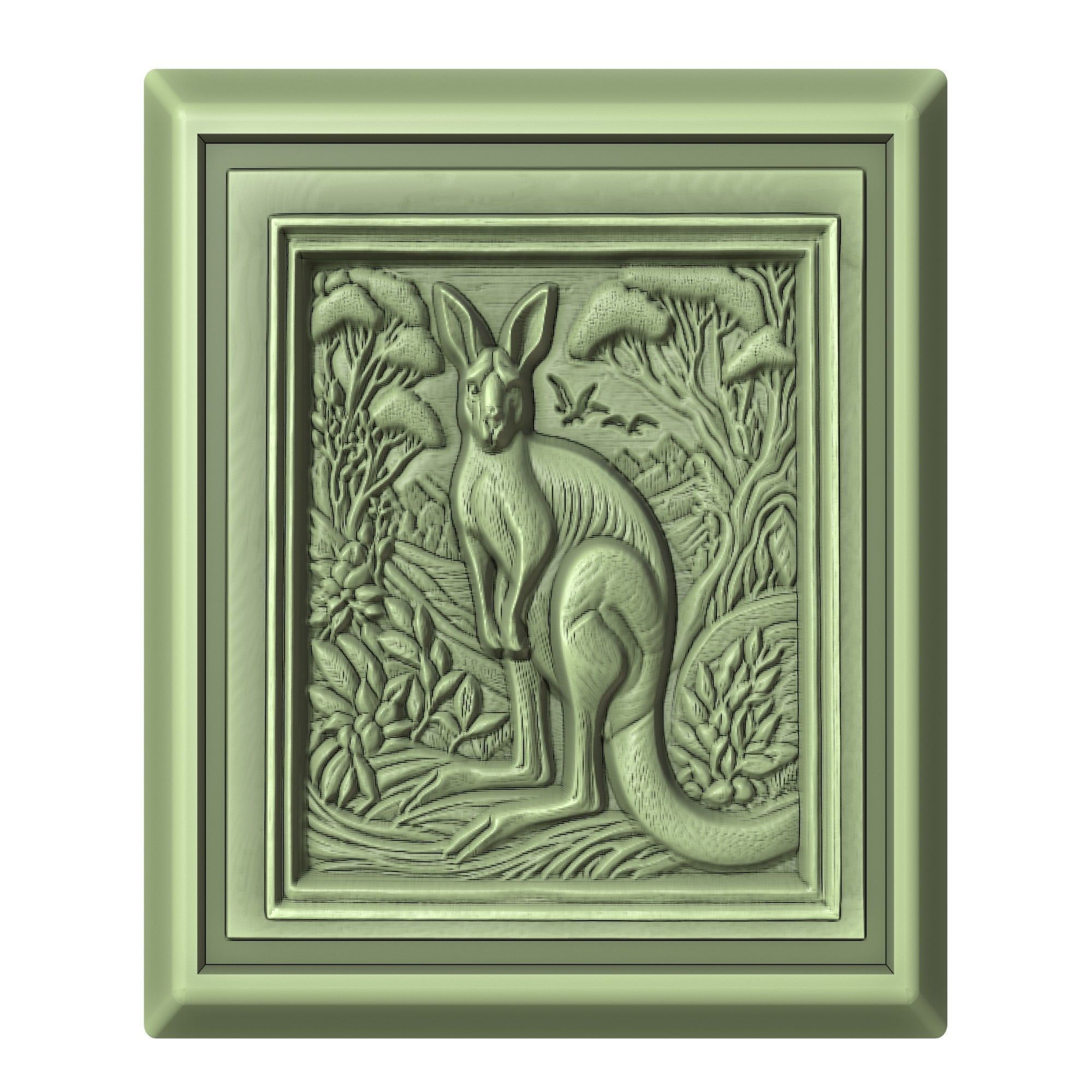 Kangaroo Animal 3D print model_2