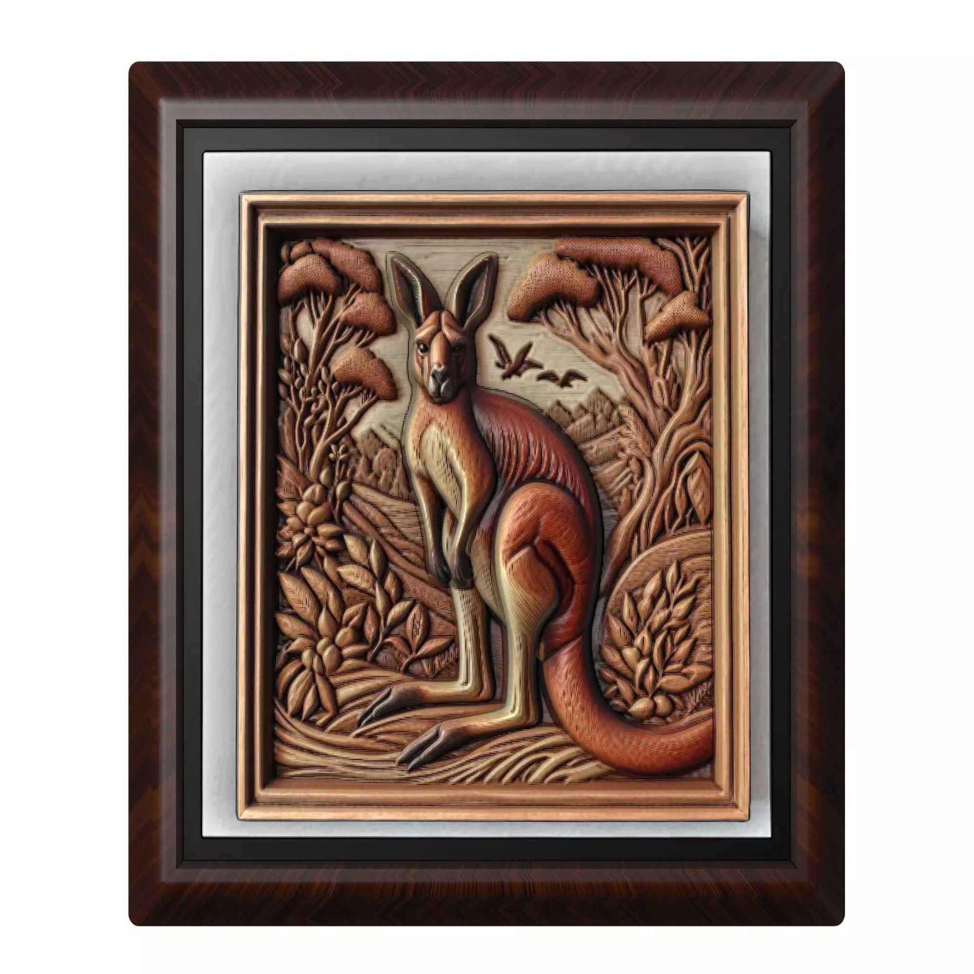 Kangaroo Animal 3D print model_0