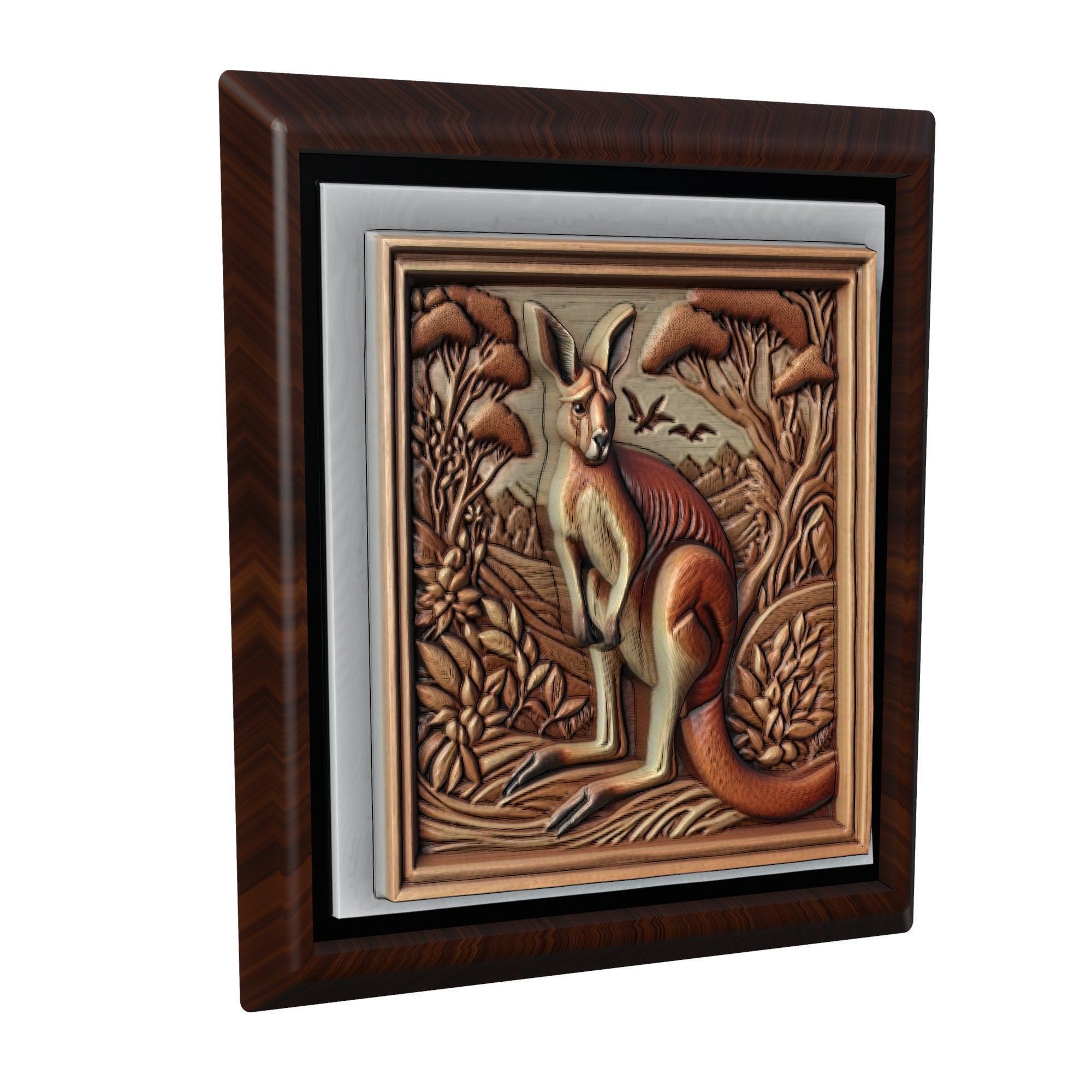 Kangaroo Animal 3D print model_1