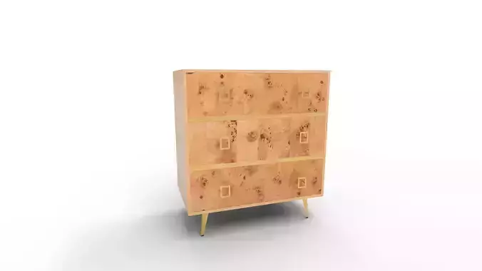 Katia Drawer Chest Natural Gold