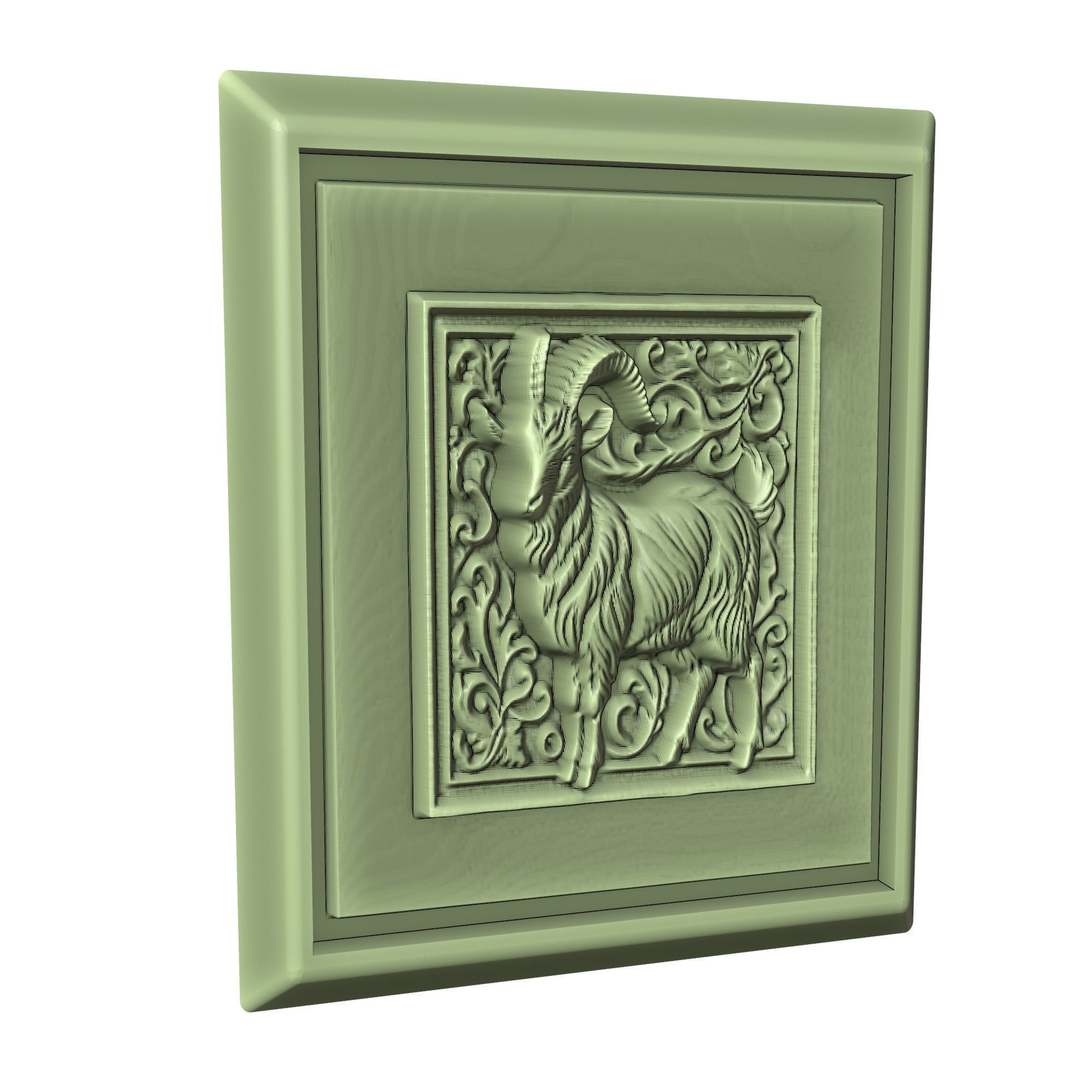 Goat Animal 3D print model_3