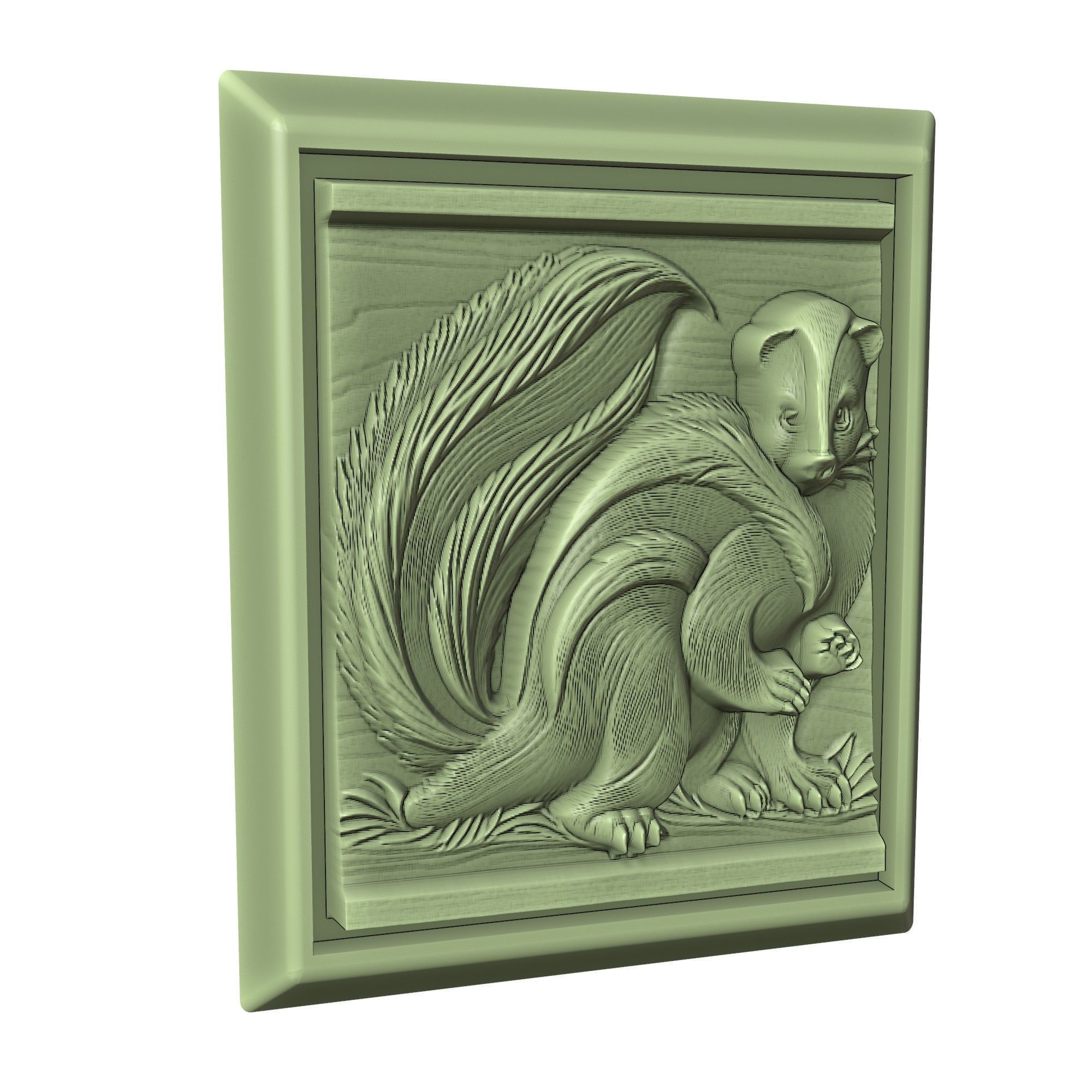 Skunk Animal 3D print model_3