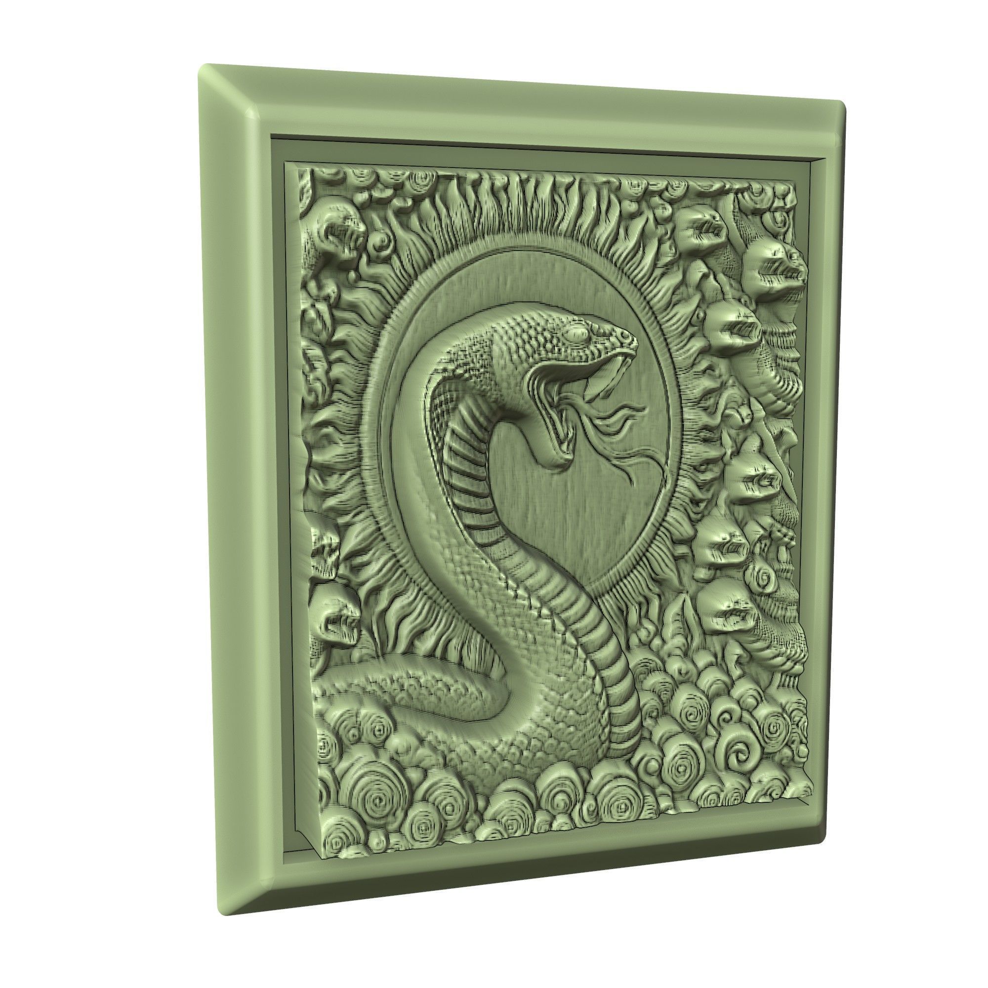 King Cobra Animal 3D print model_3