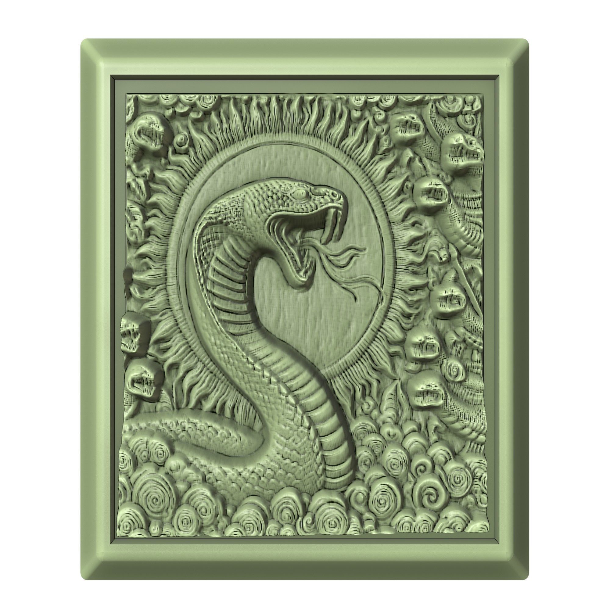 King Cobra Animal 3D print model_2