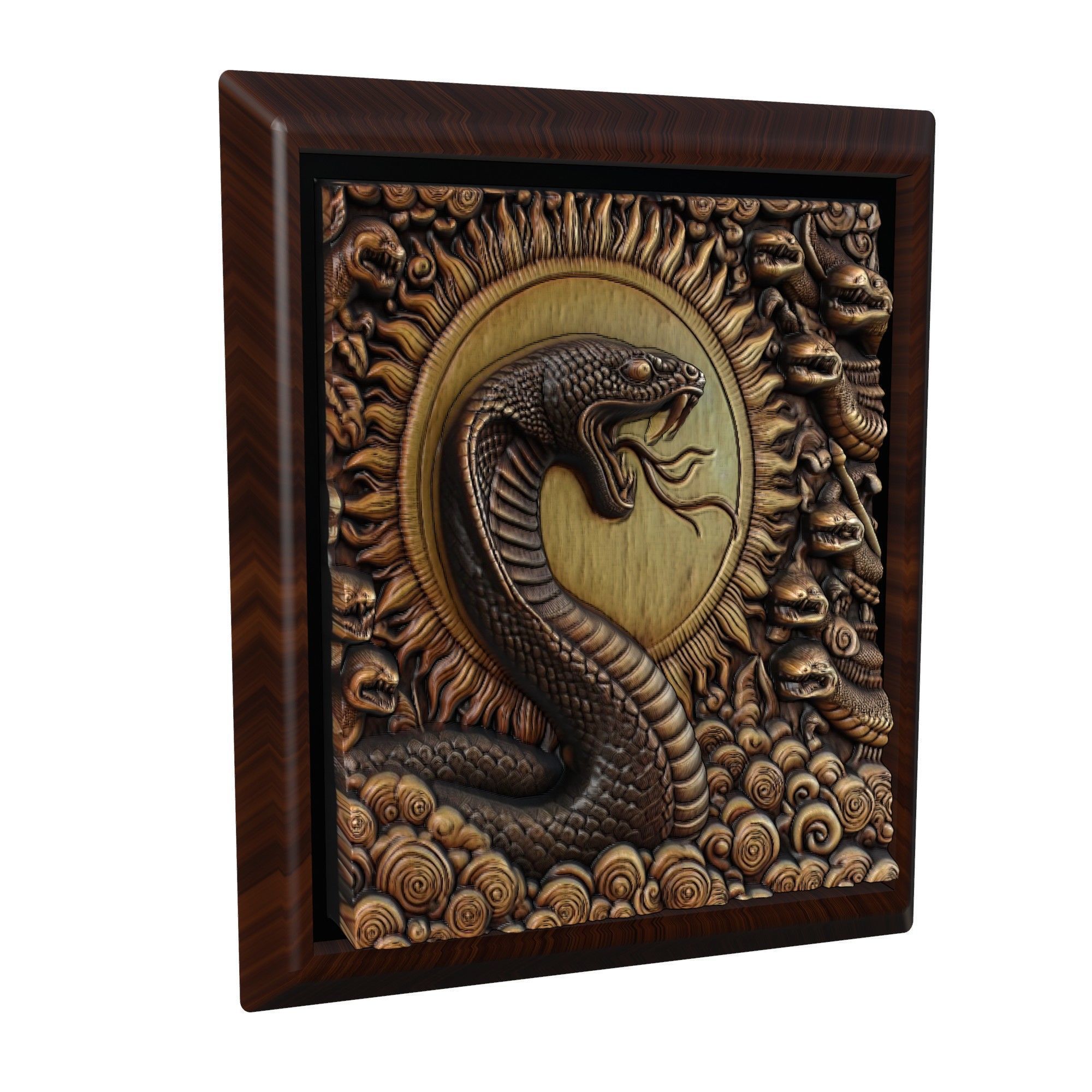 King Cobra Animal 3D print model_1