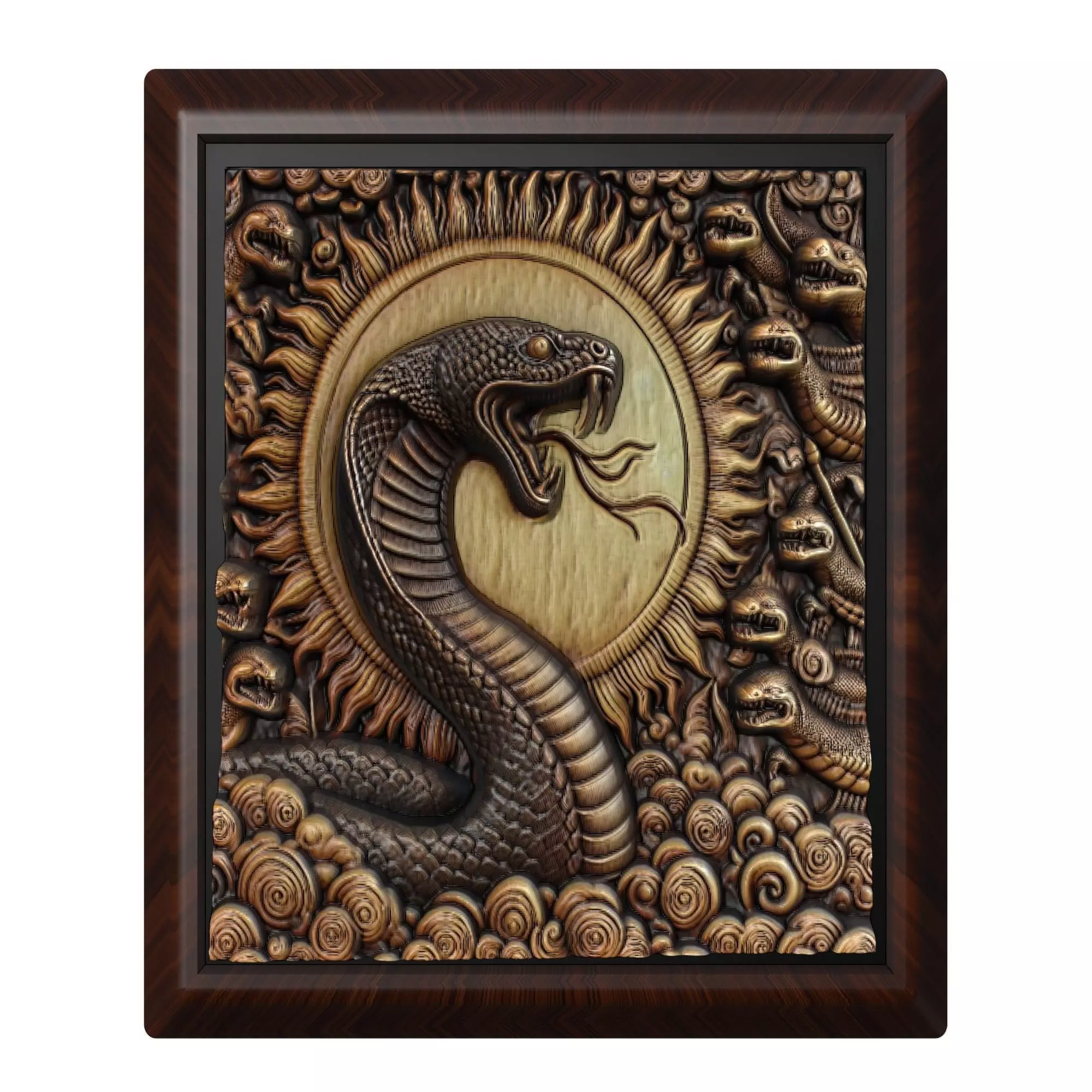 King Cobra Animal 3D print model_0