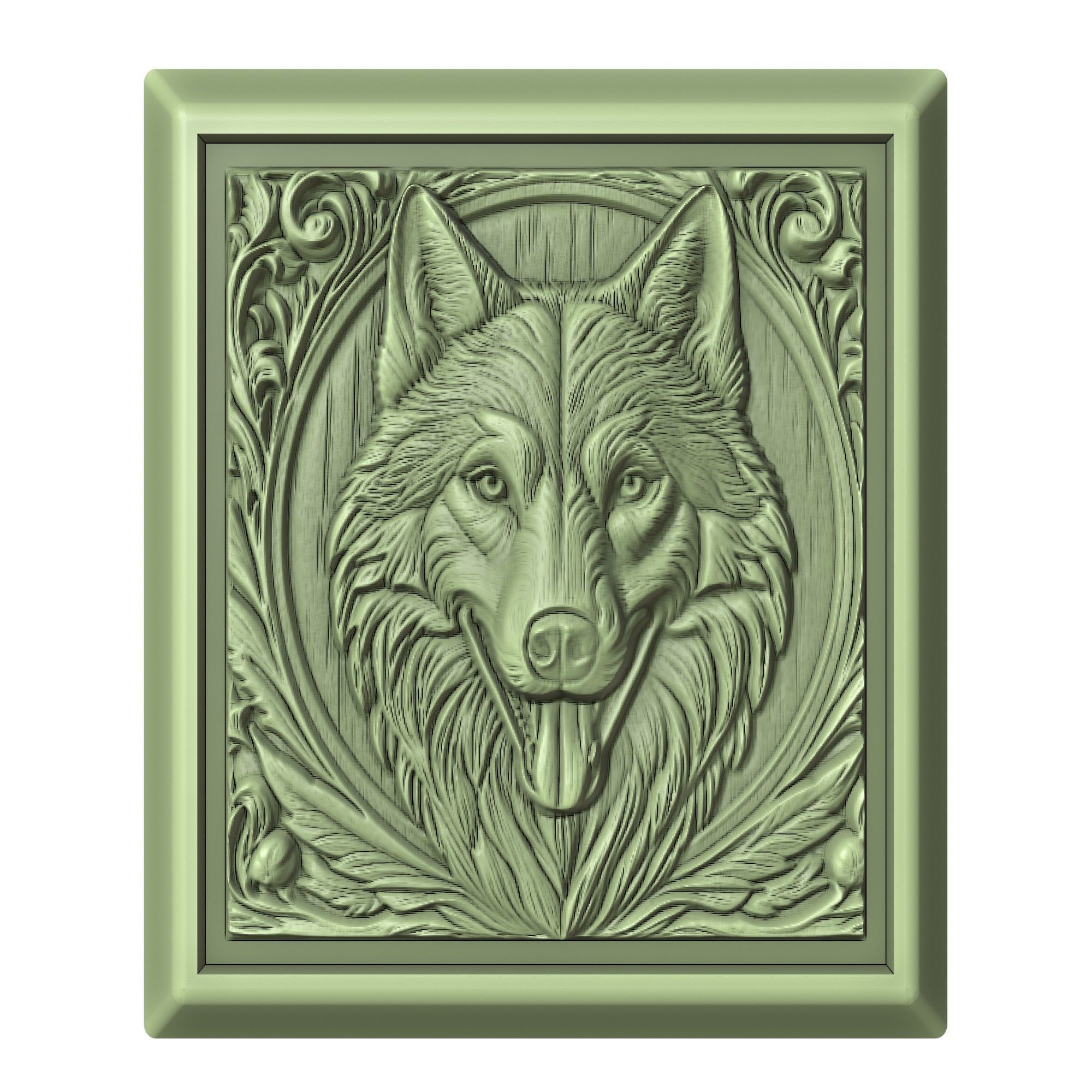 Wolf Animal 3D print model_2