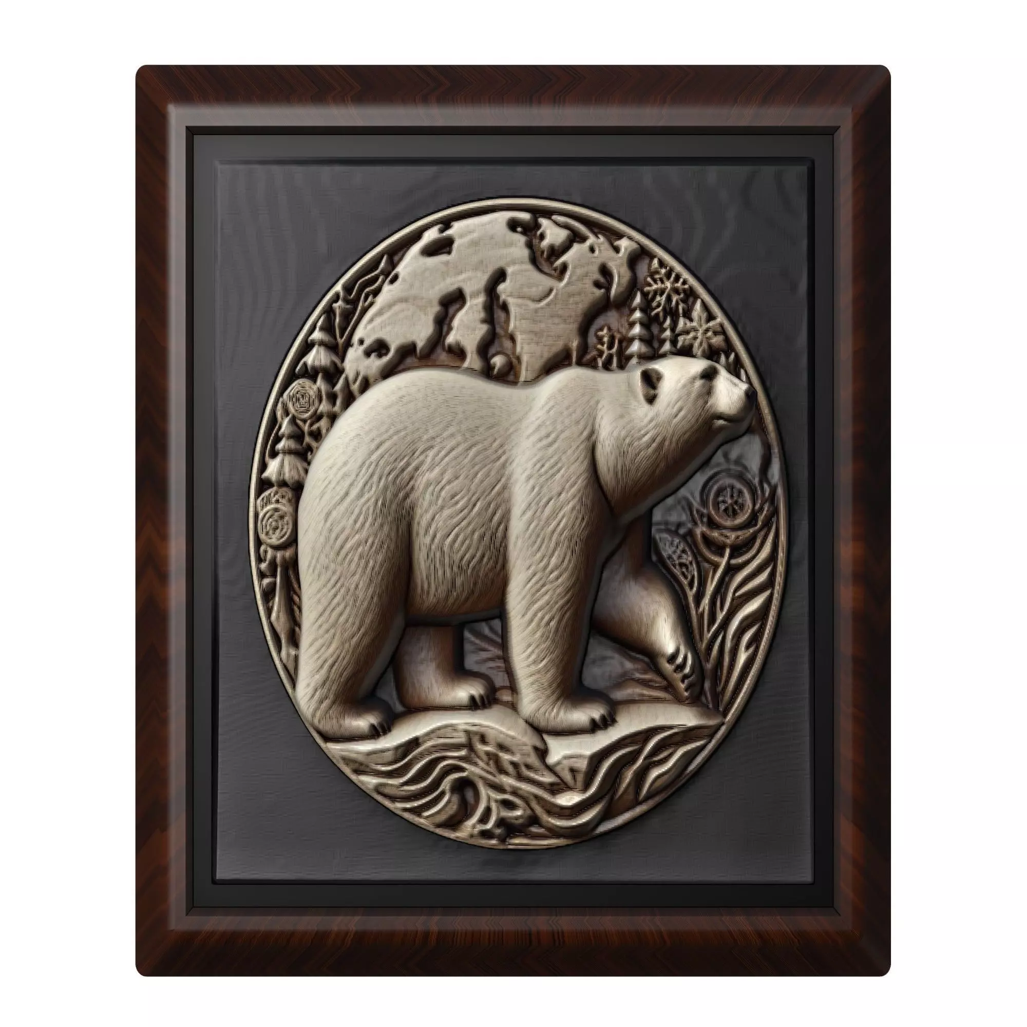 Polar Bear Animal 3D print model_0