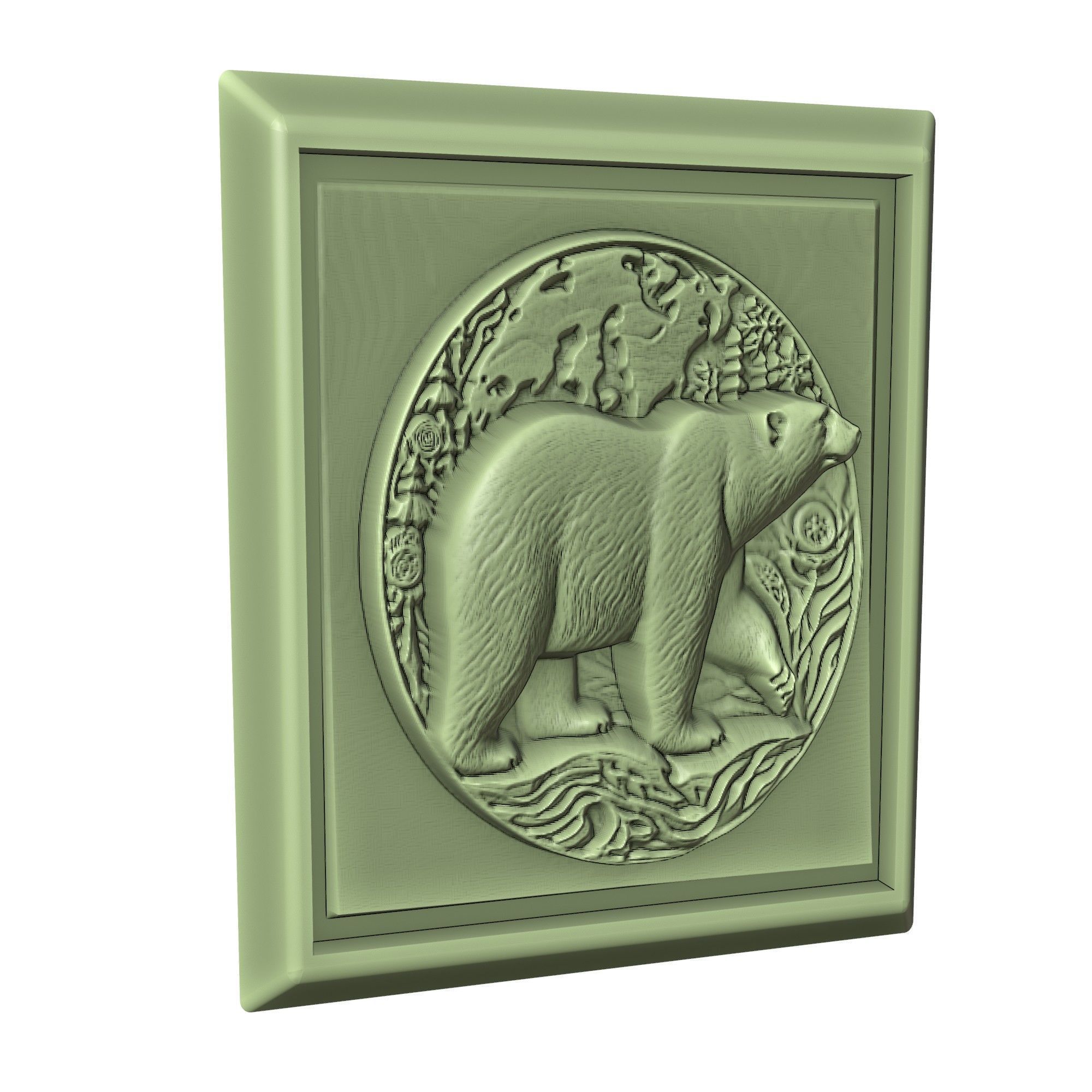 Polar Bear Animal 3D print model_3