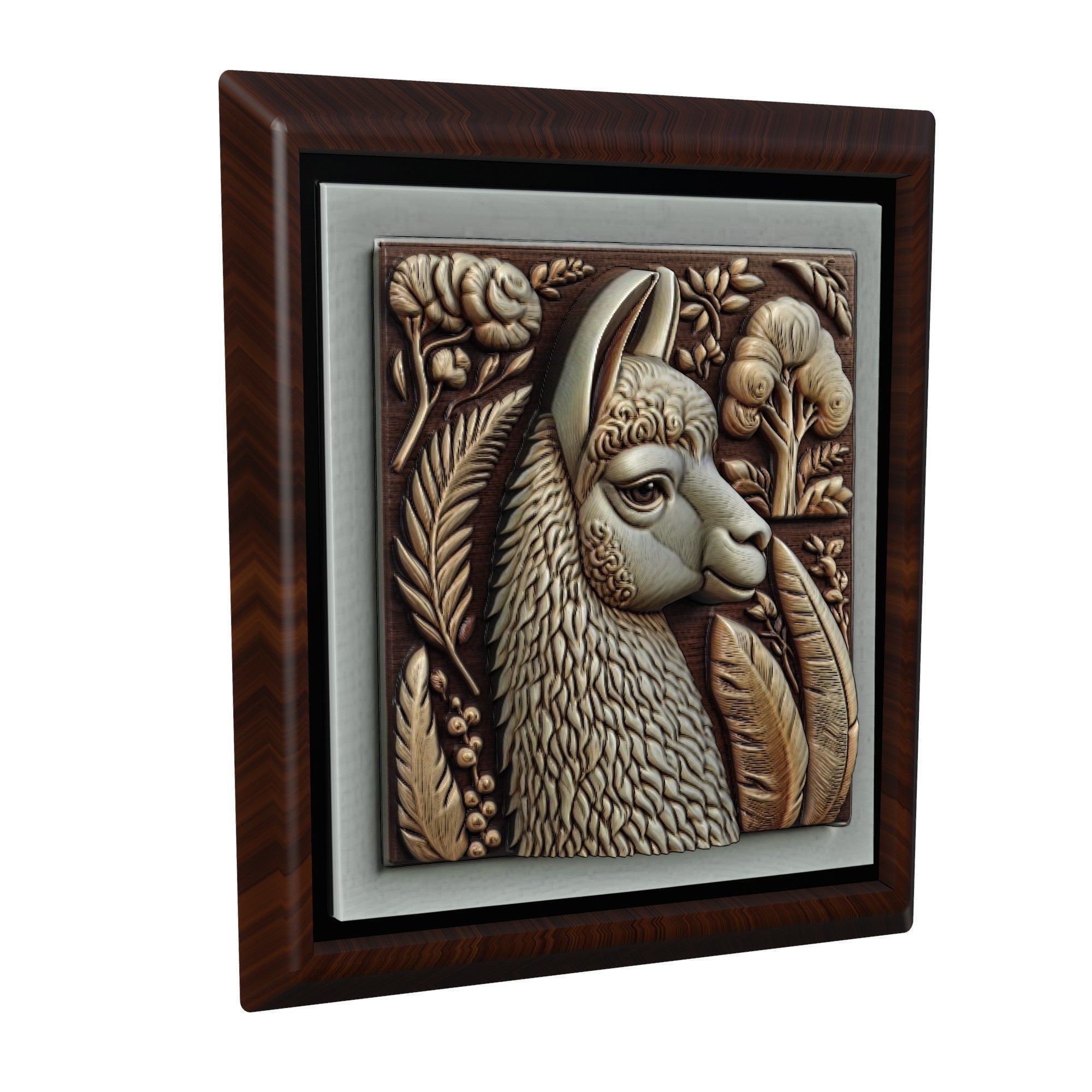 Llama Animal 3D print model_1