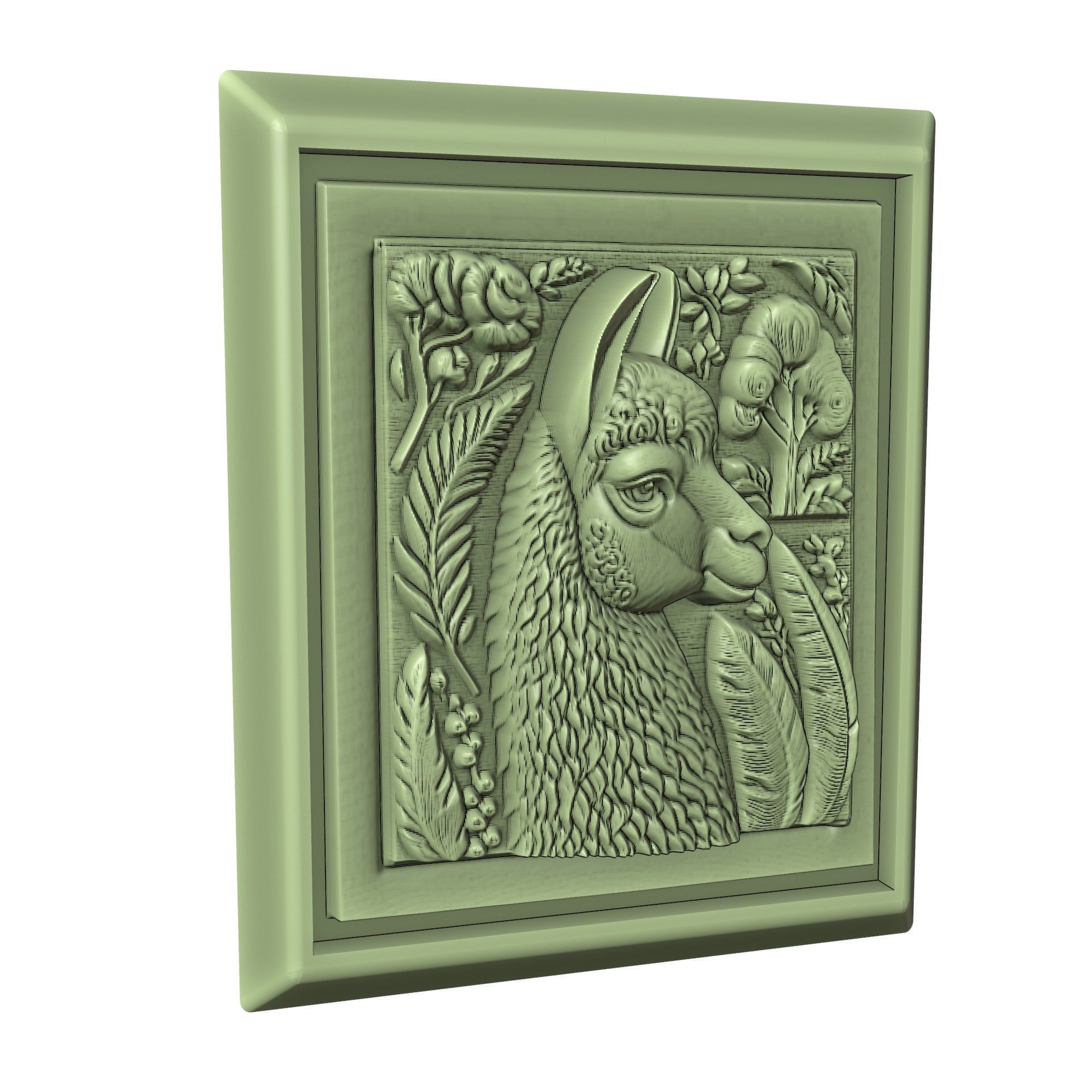 Llama Animal 3D print model_3