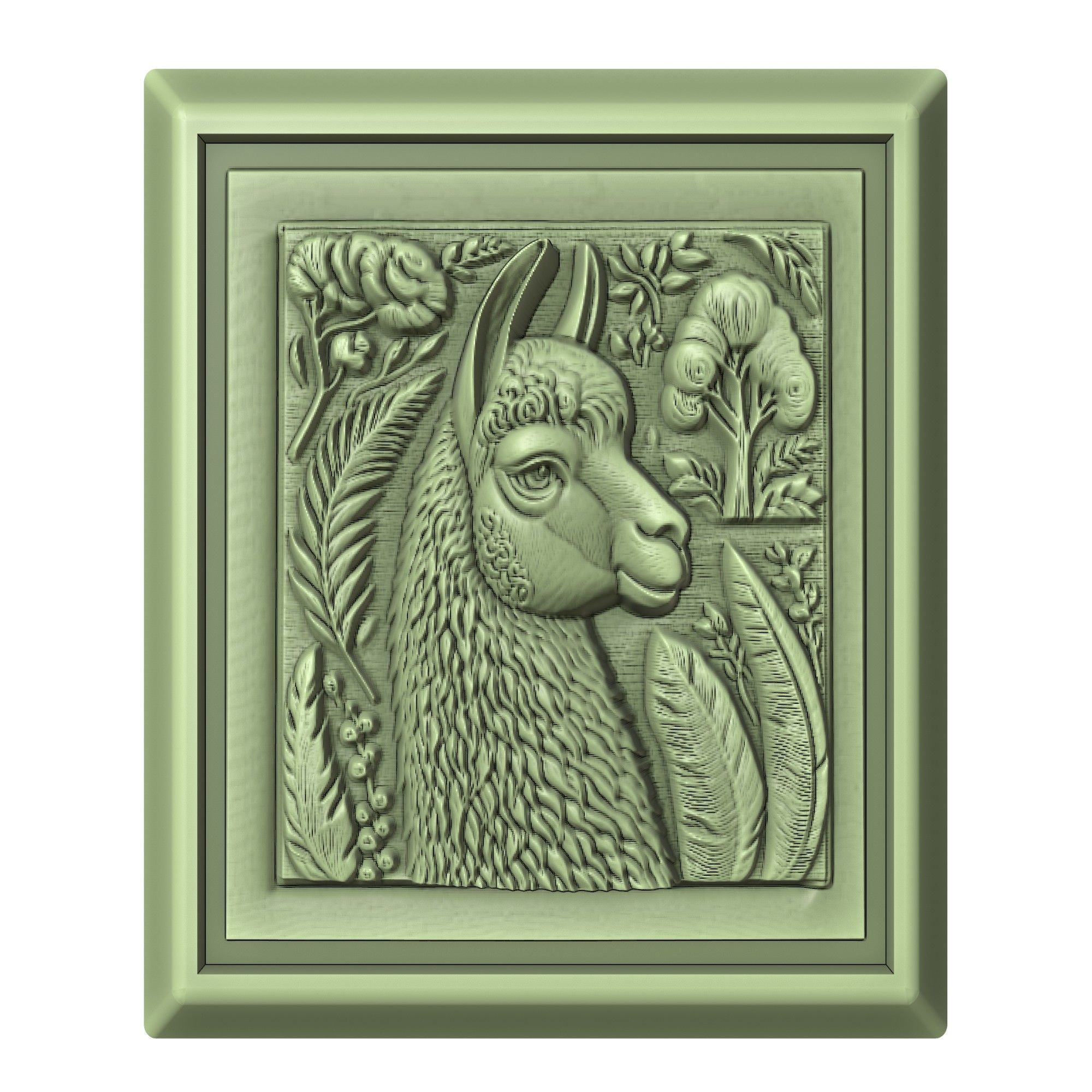 Llama Animal 3D print model_2