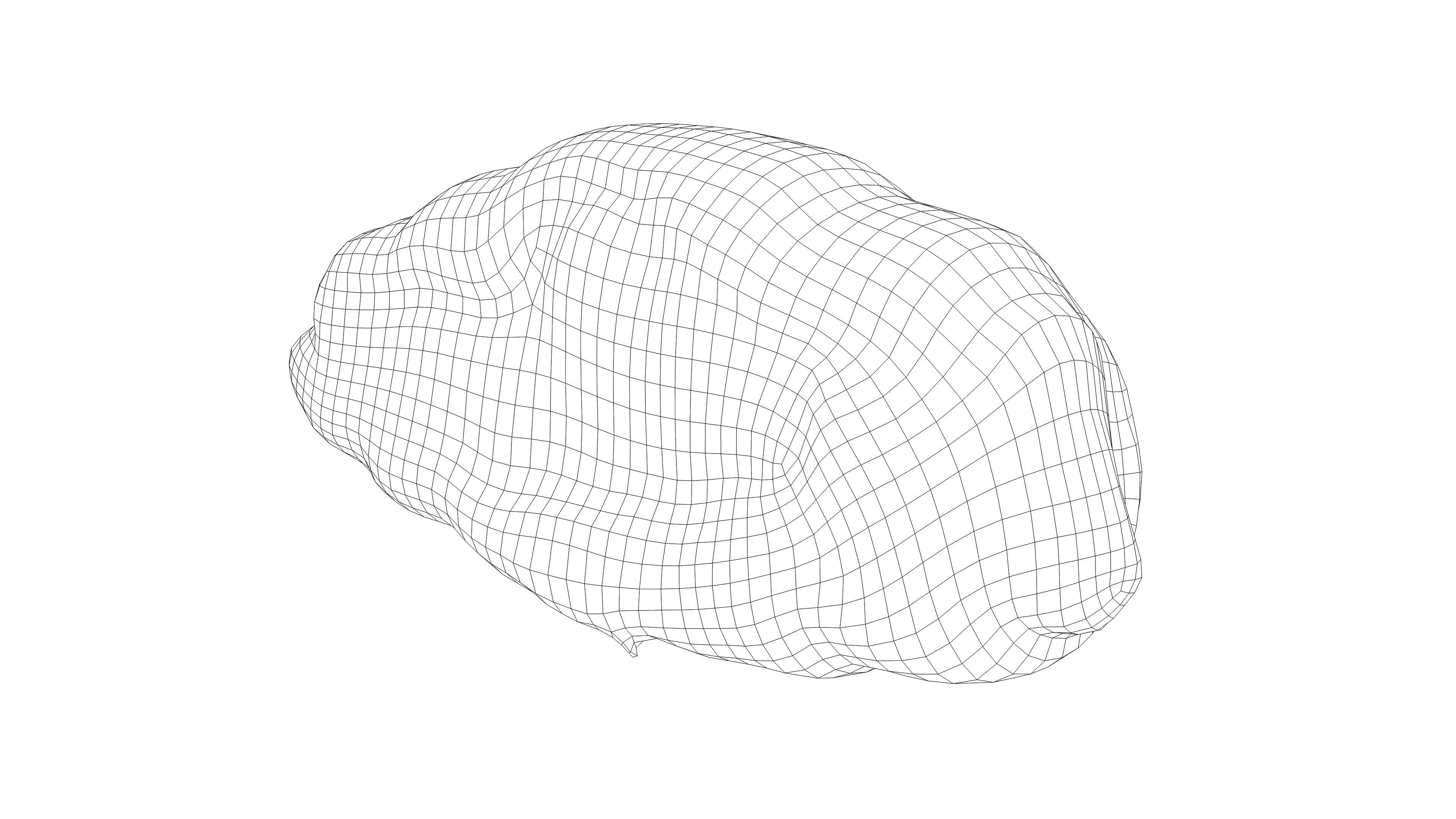 Photorealistic 3D scan of sweet  croissant Low-poly 3D model_17