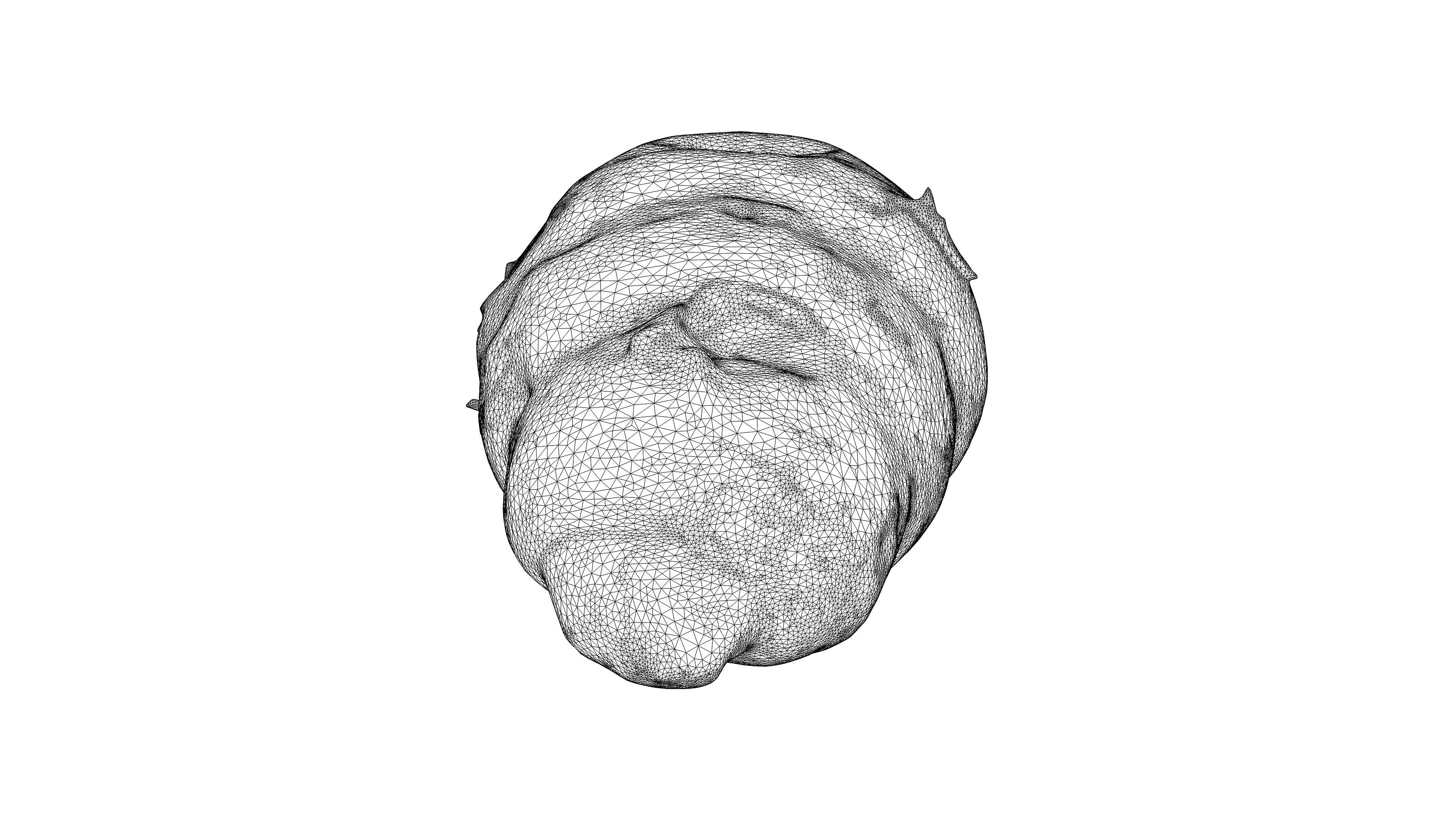 Photorealistic 3D scan of sweet  croissant Low-poly 3D model_21