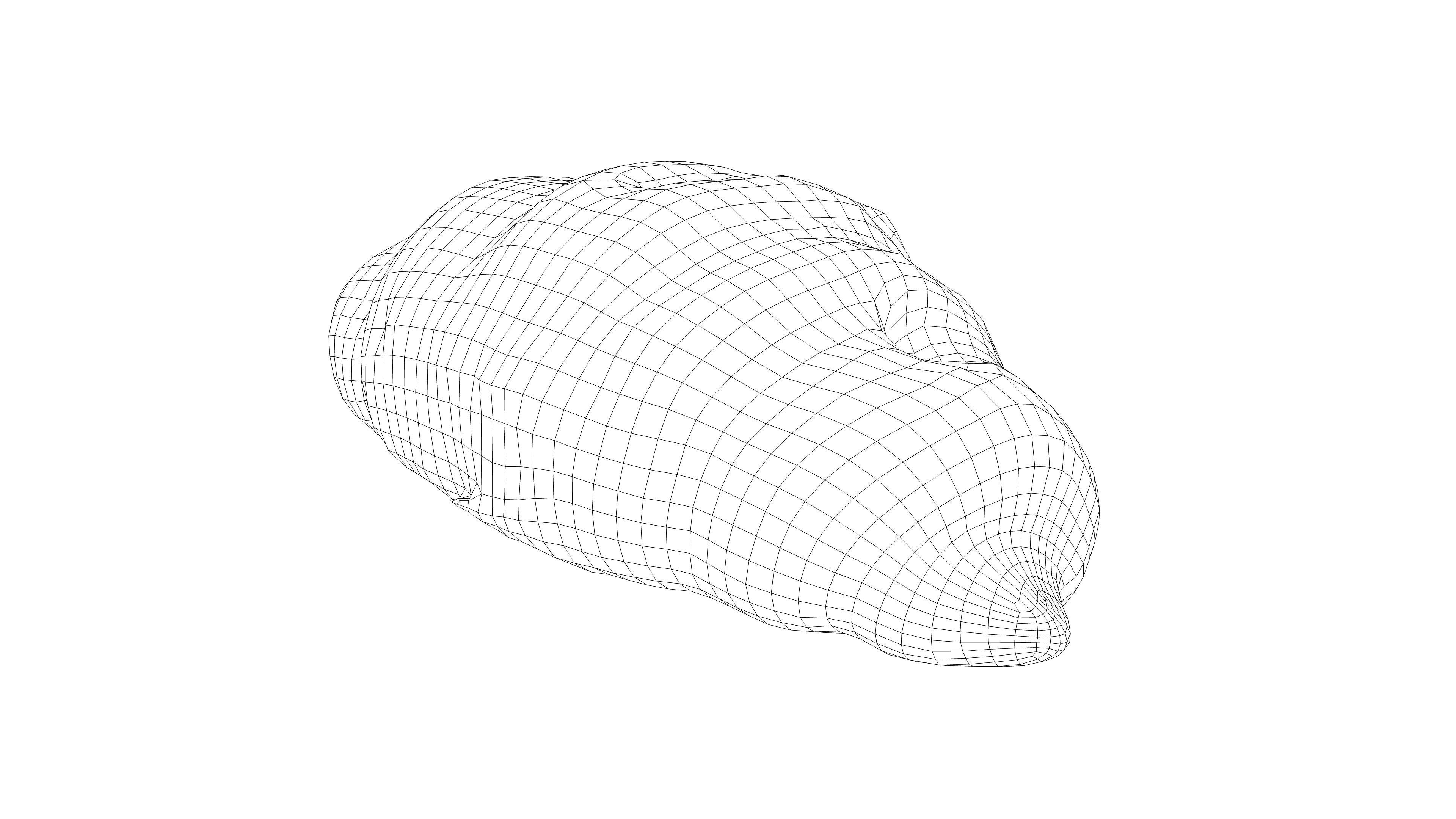 Photorealistic 3D scan of sweet  croissant Low-poly 3D model_18