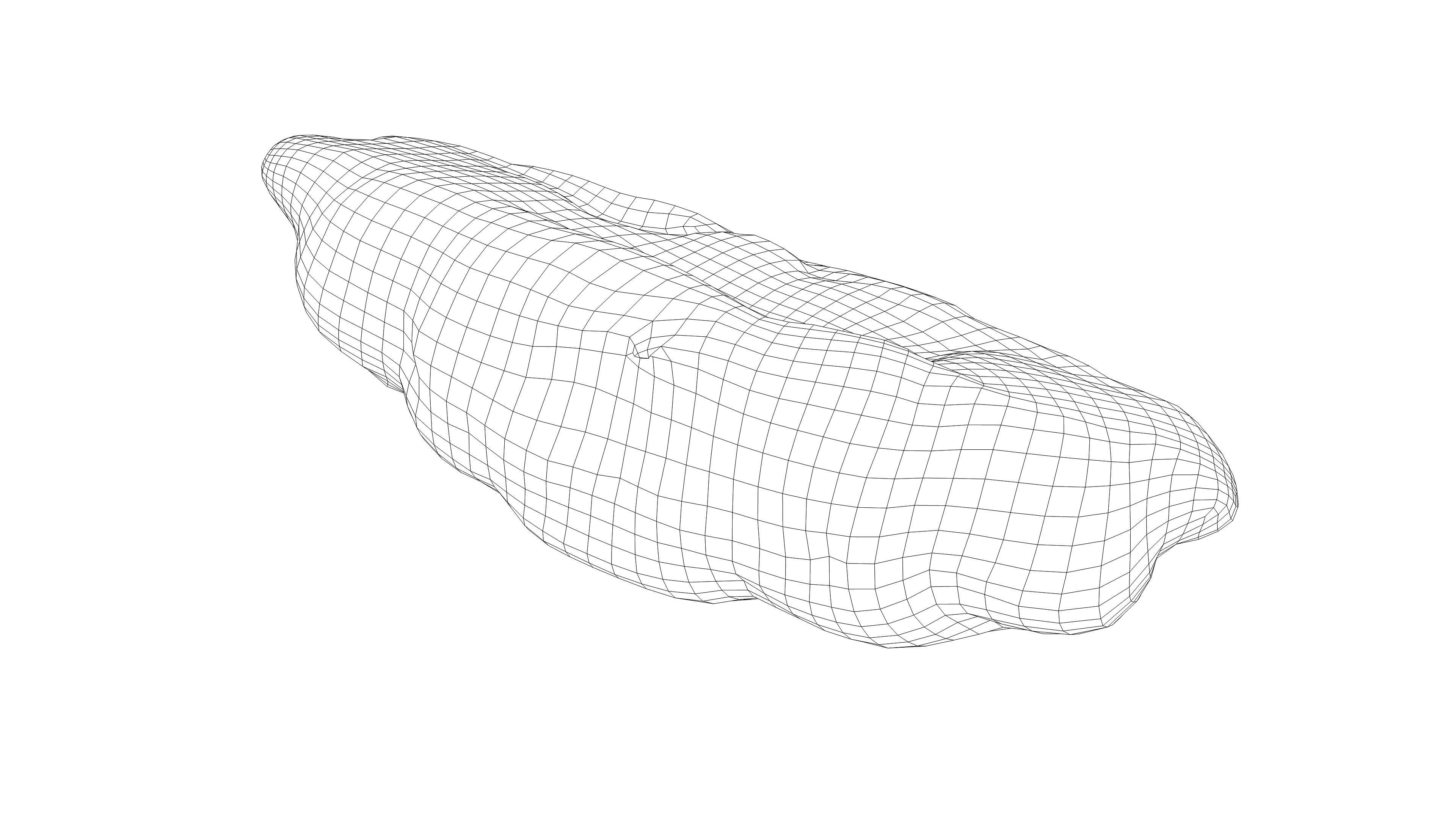 Photorealistic 3D scan of sweet  croissant Low-poly 3D model_16