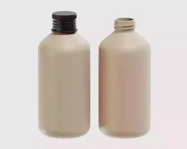 Medicine and Supplements Bottle 01 Low-poly 3D model
