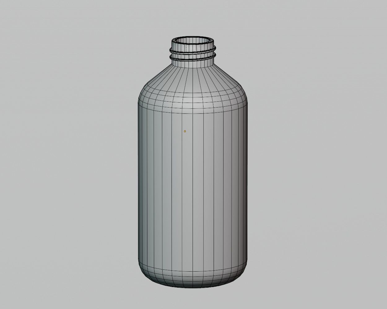 Medicine and Supplements Bottle 01 Low-poly 3D model_6