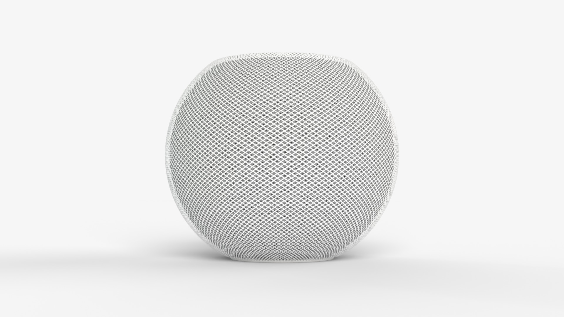 Apple HomePod mini 2024 White 3D model_5