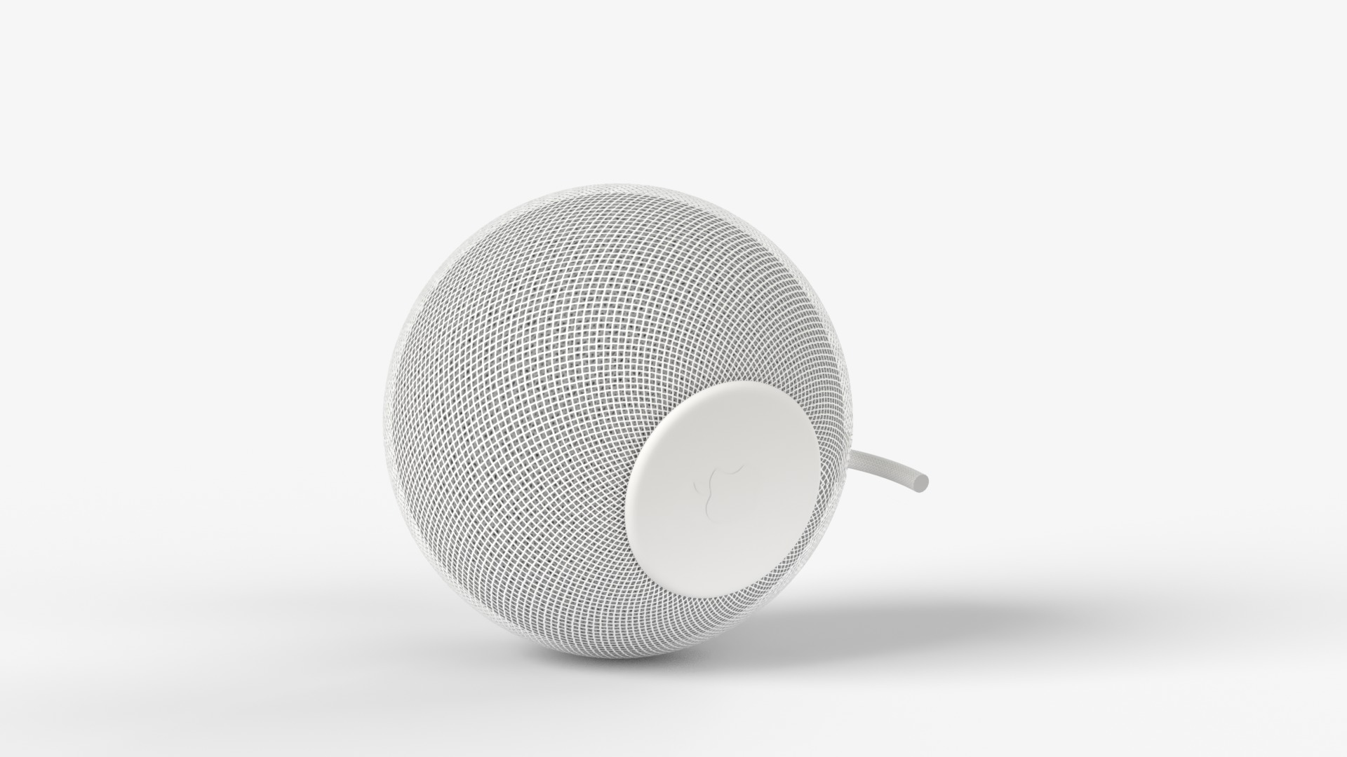 Apple HomePod mini 2024 White 3D model_6