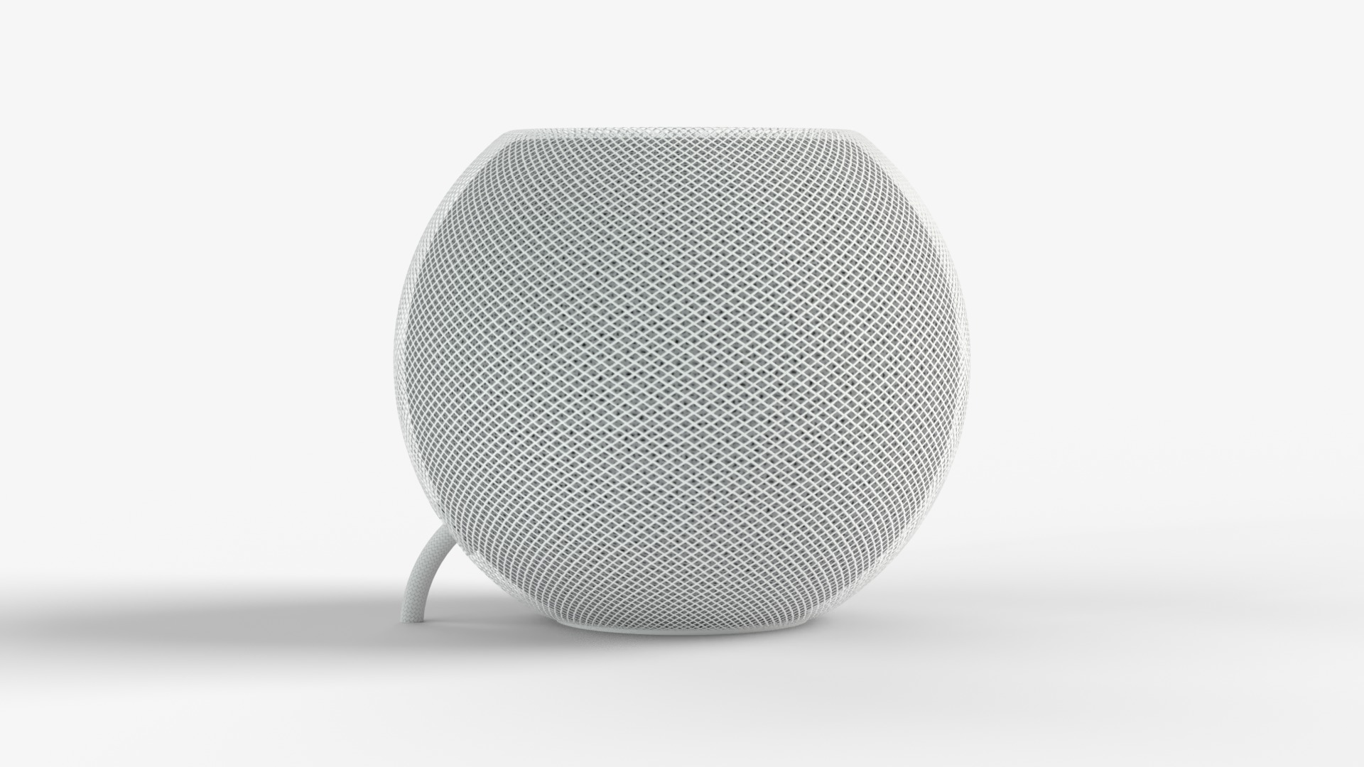 Apple HomePod mini 2024 White 3D model_2