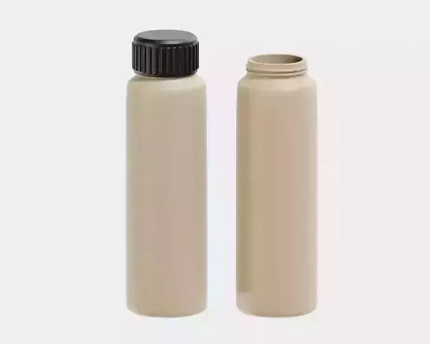 Medicine and Supplements Bottle 02 Low-poly 3D model
