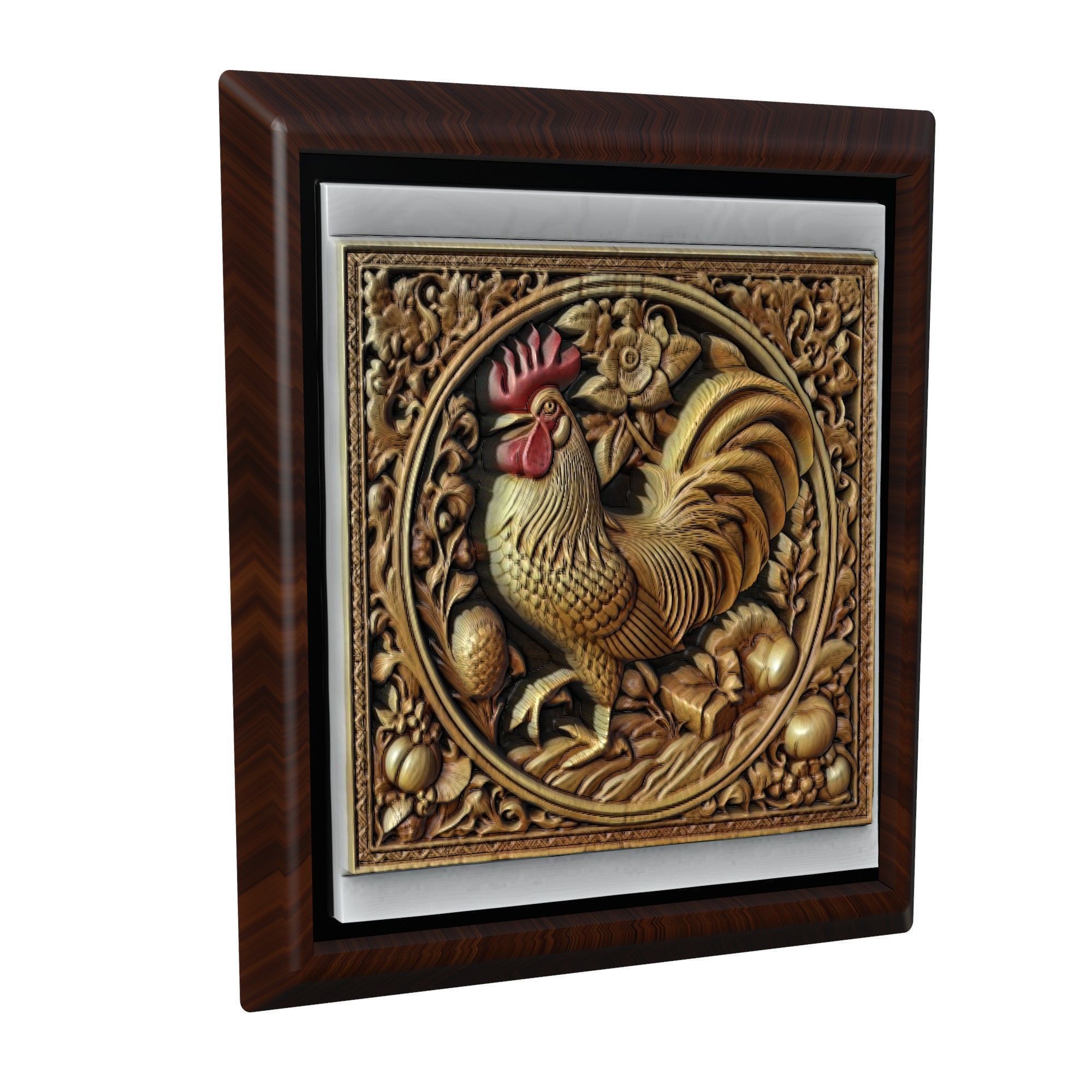 Chicken Animal 3D print model_1