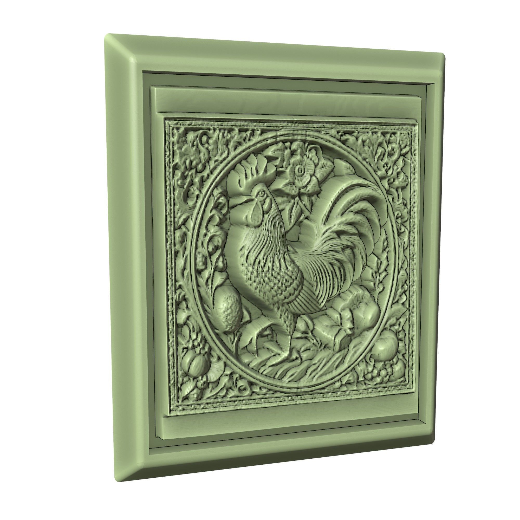 Chicken Animal 3D print model_3