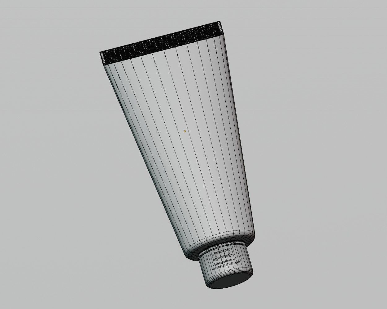 Cosmetic tube Low-poly 3D model_5