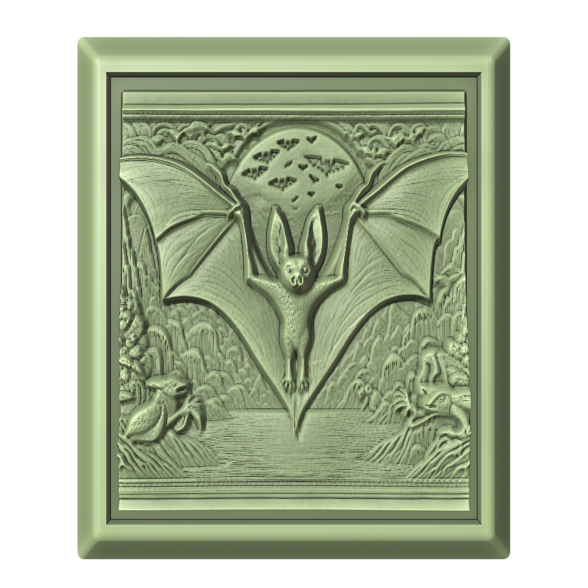 Bat Animal 3D print model_2