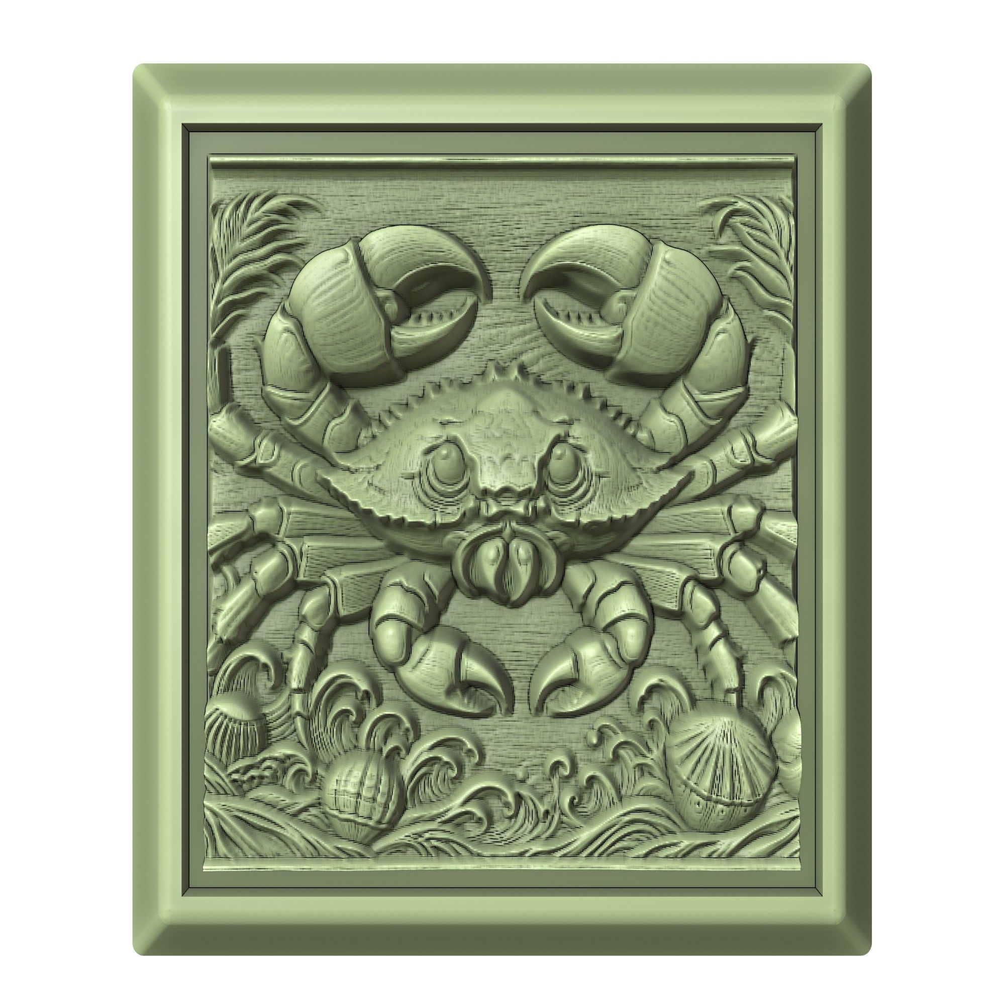 Crab Animal 3D print model_2