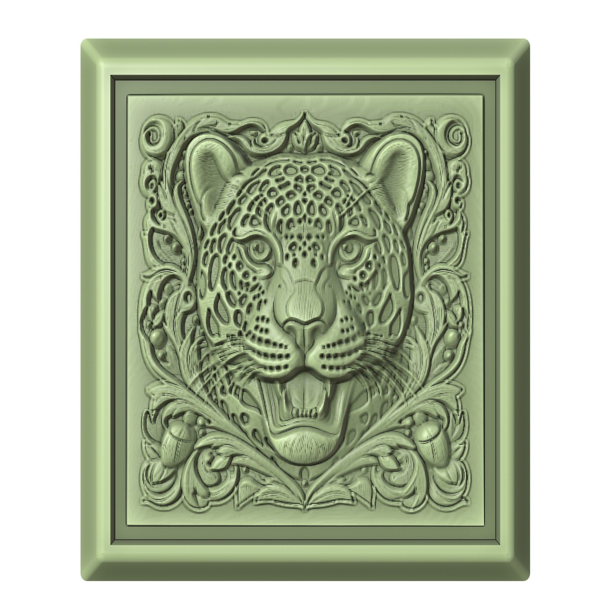 Jaguar Animal 3D print model_2