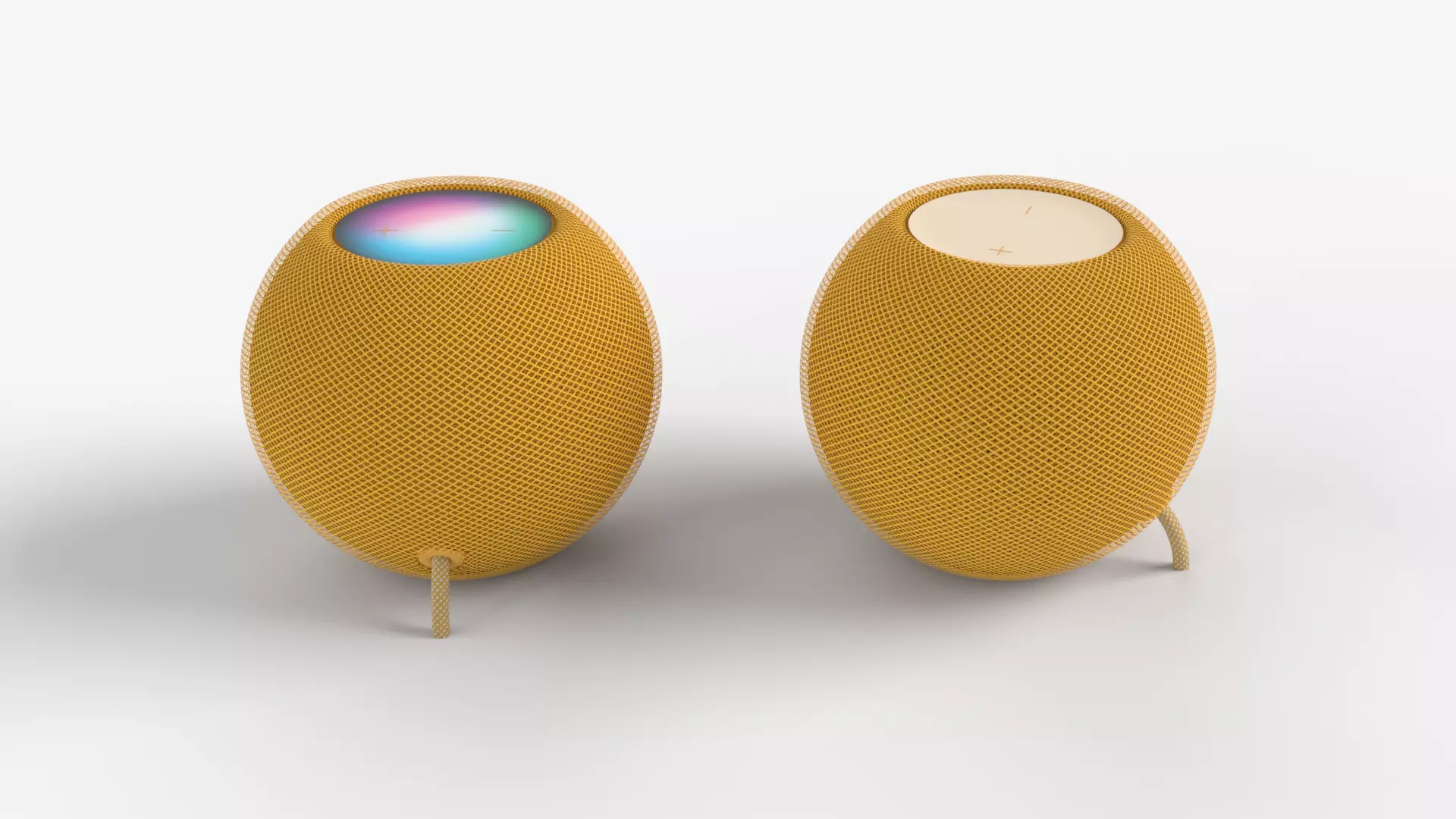 Apple HomePod mini 2024 Yellow 3D model