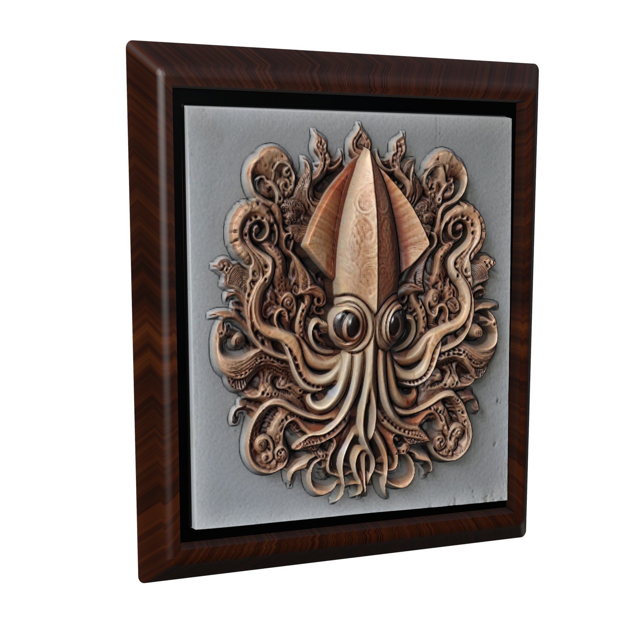 Squid Animal 3D print model_1