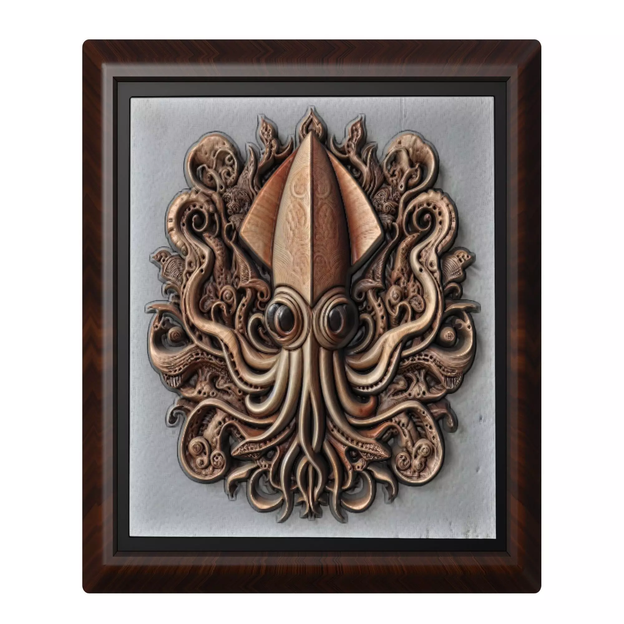 Squid Animal 3D print model_0