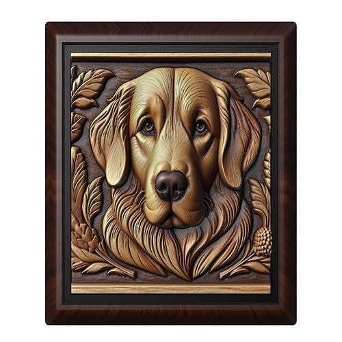Dog Golden Retriever Animal 3D print model