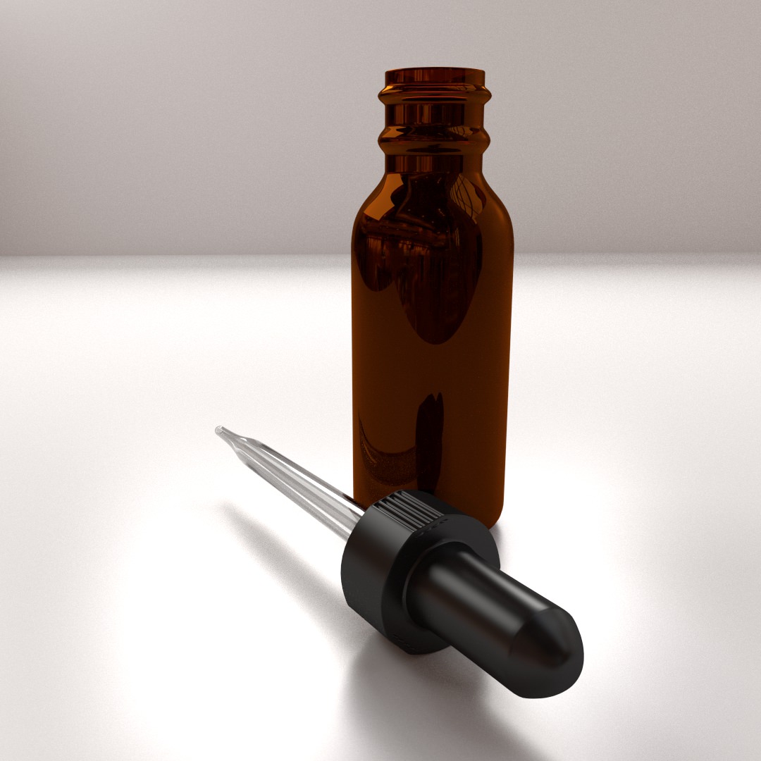 Dropper Bottle 3D model_1
